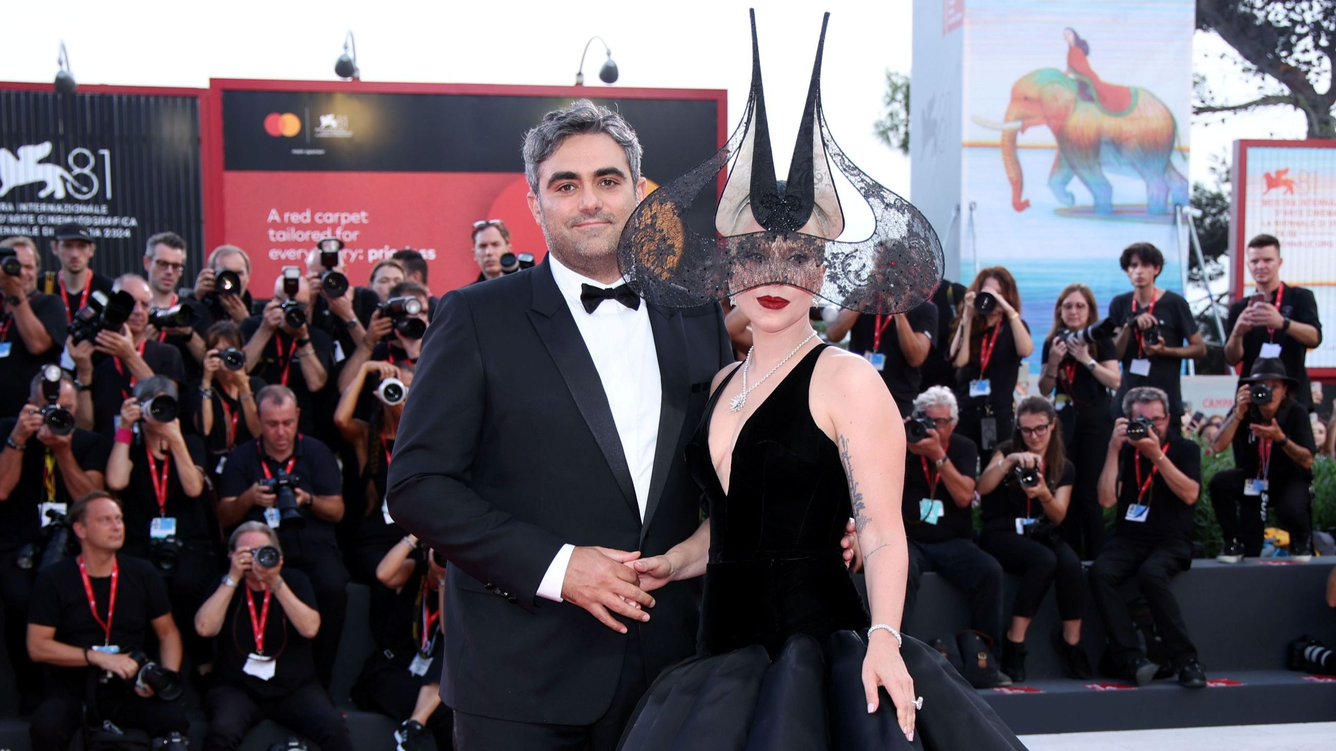 Michael Polansky e Lady Gaga al red carpet "Joker: Folie à Deux" della 81esima edizione del Festival del Cinema di Venezia 
Credits Getty Images