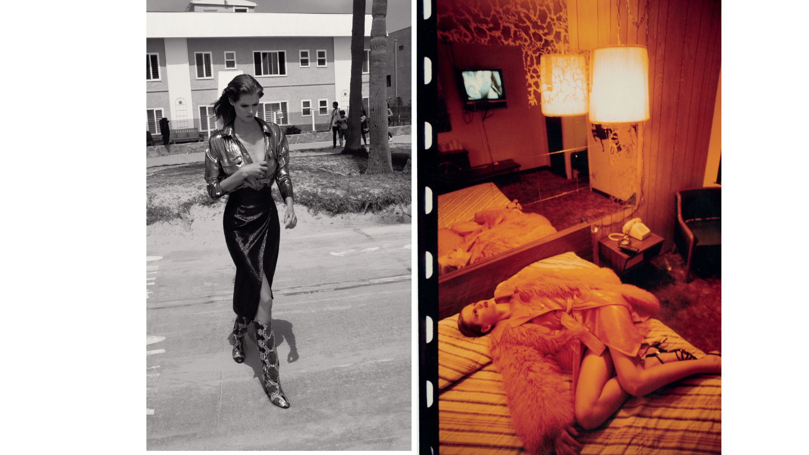 Glen Luchford. Atlas collage Malgosia Bela for Self Service Magazine, 2011 Stella Tennant for Mirabella Magazine, 1997 Courtesy of © Glen Luchford 
Courtesy Press Office