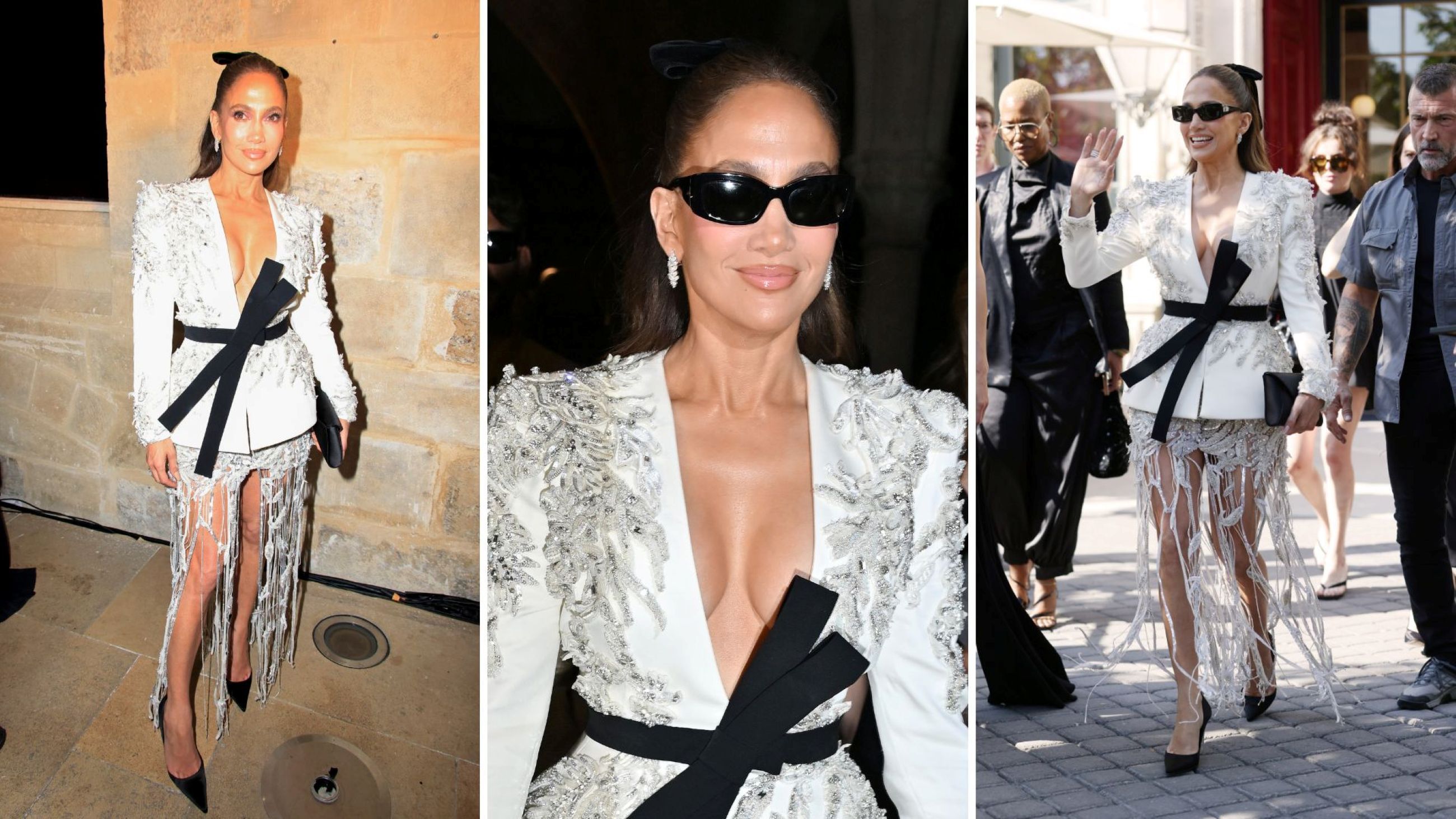 Jennifer Lopez partecipa alla sfilata Haute Couture Autunno/Inverno 2026/2027 di Zuhair Murad - Credits: Getty Images 