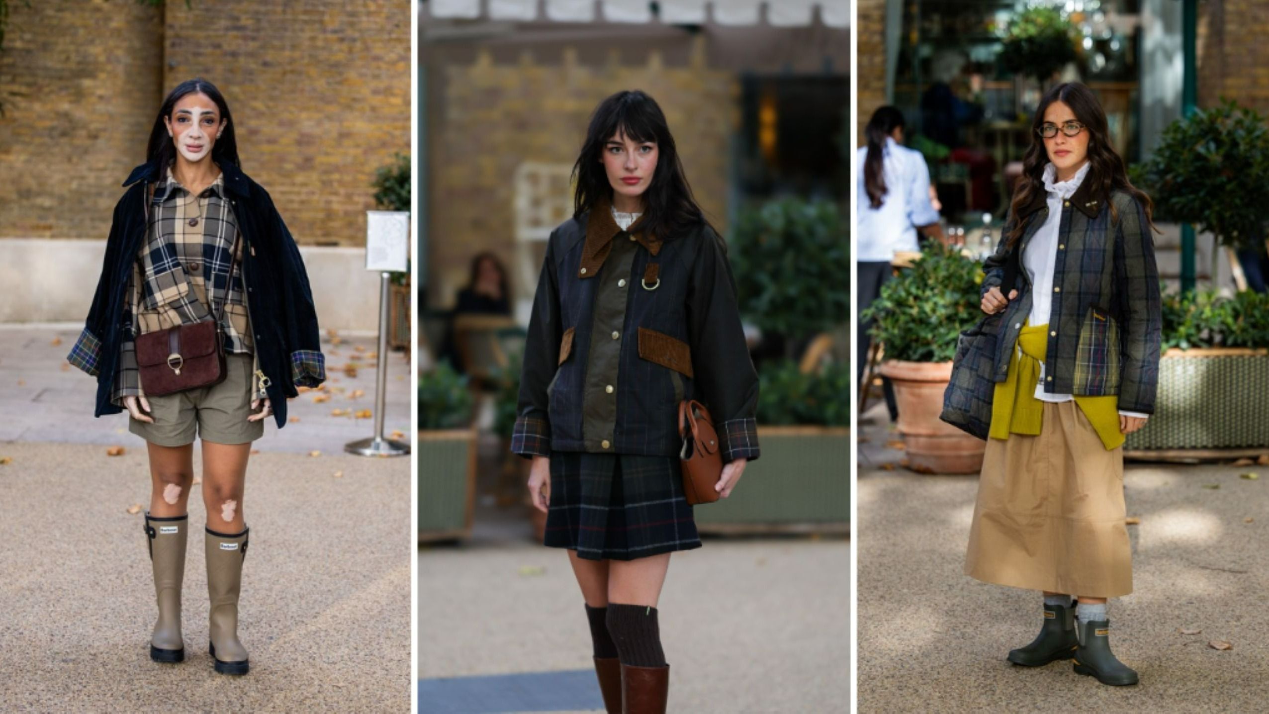 Barbour street style della Fashion week di Londra - Credits Getty Images