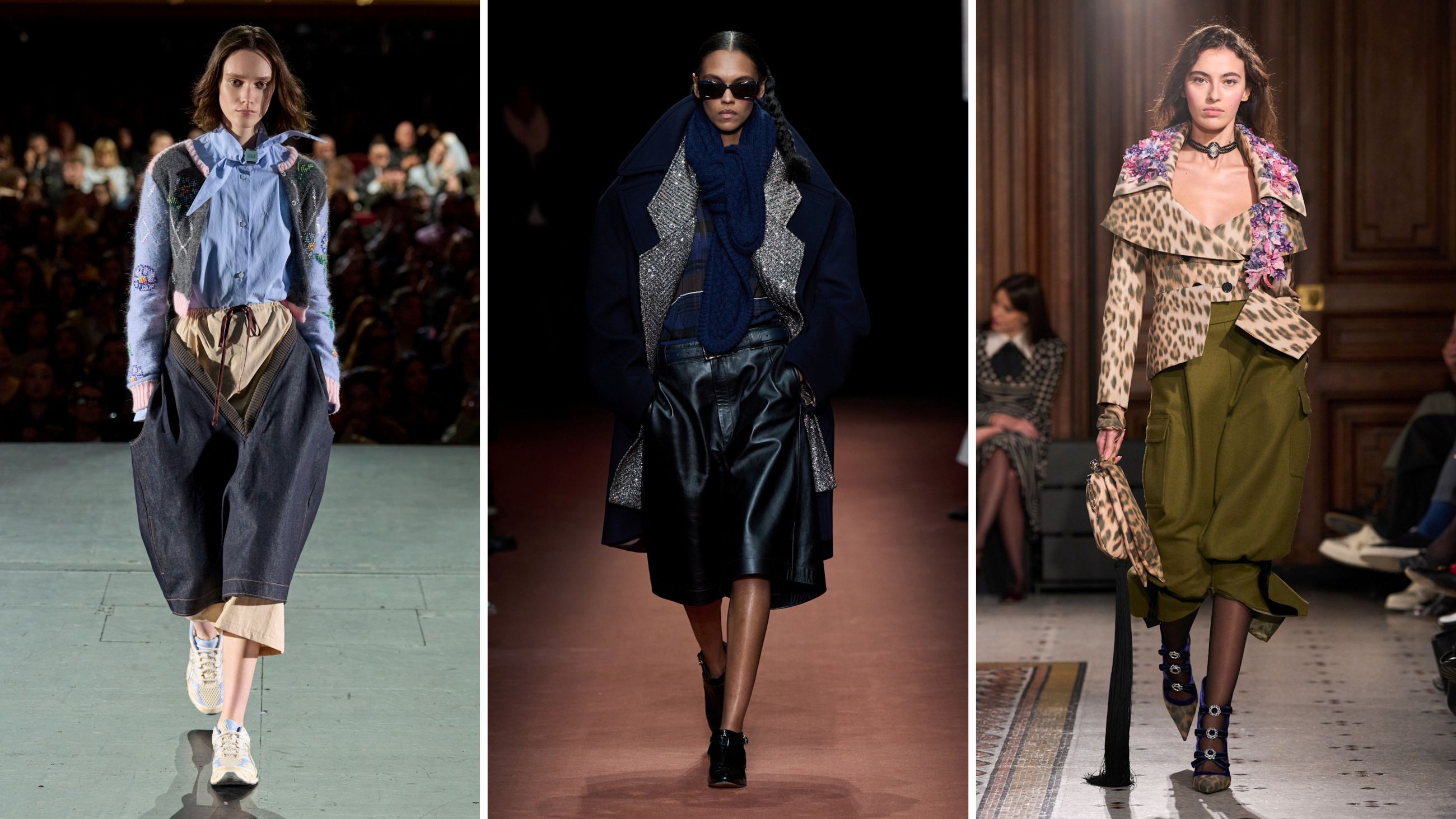 Dalle collezioni FW26: da sinistra Zomer; Missoni; Nina Ricci - Credits: Launchmetrics.com/Spotlight