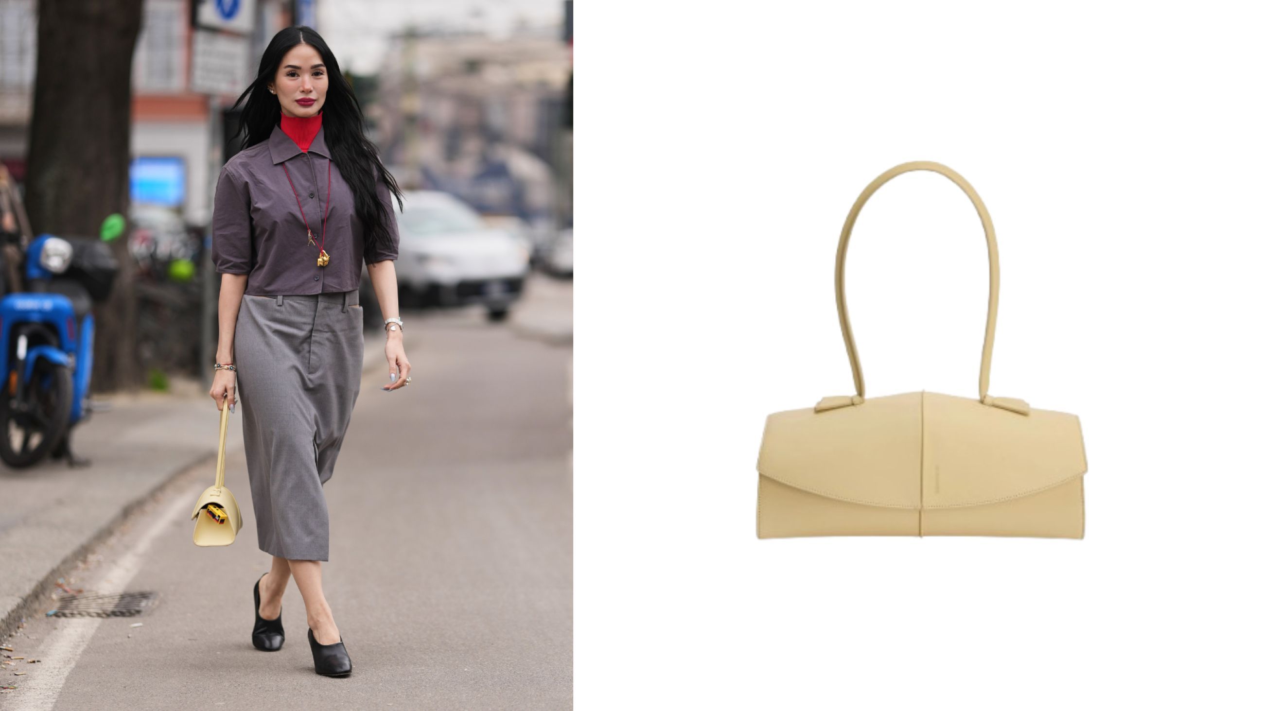 Credits Getty Images; Borsa Linea di Jil Sander