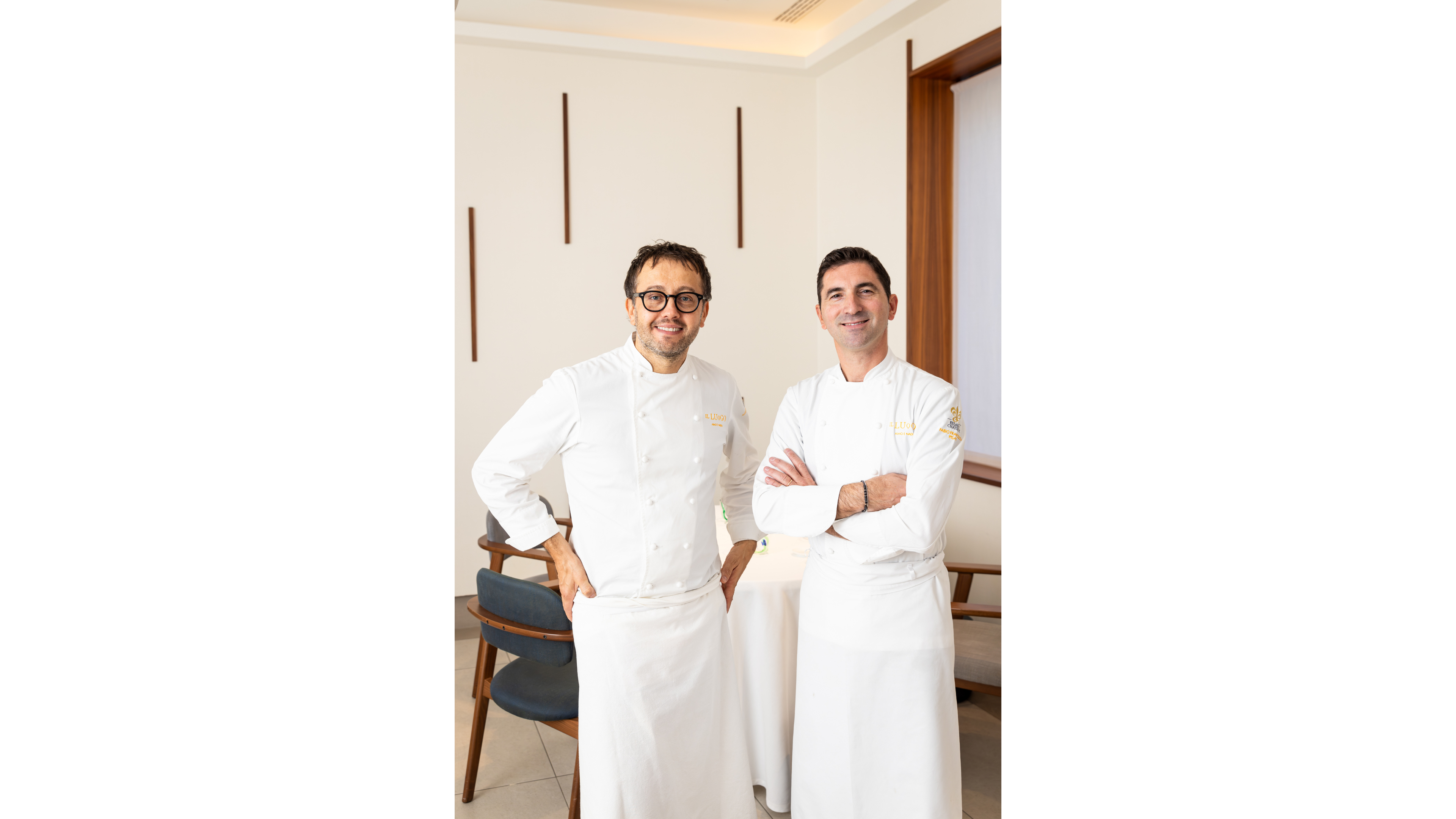 Alessandro Negrini, Chef insieme a Fabio Pisani de Il luogo di Aimo e Nadia, una stella Michelin (Crediti: Ufficio Stampa)