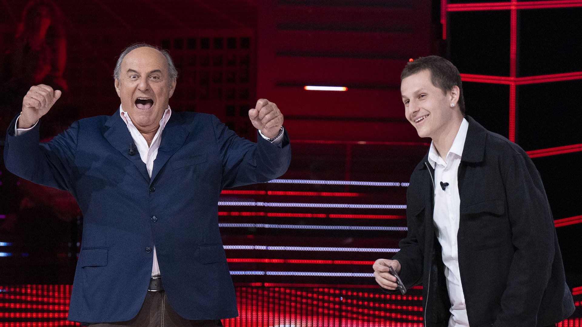 Gerry Scotti e Phil