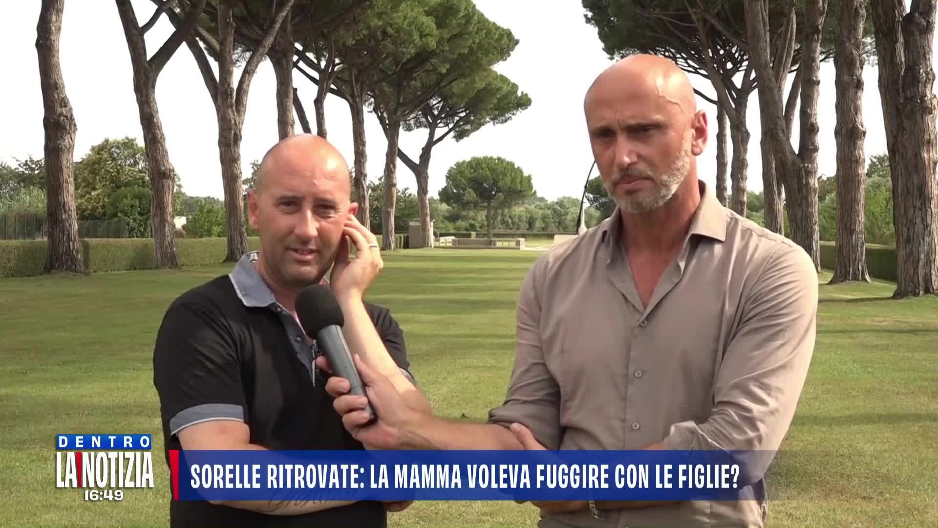Il papà delle sorelle scomparse e poi ritrovate