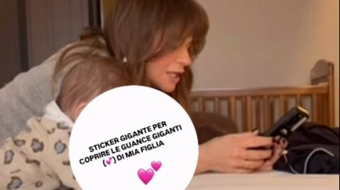 Alessandra Amoroso con la figlia Penelope