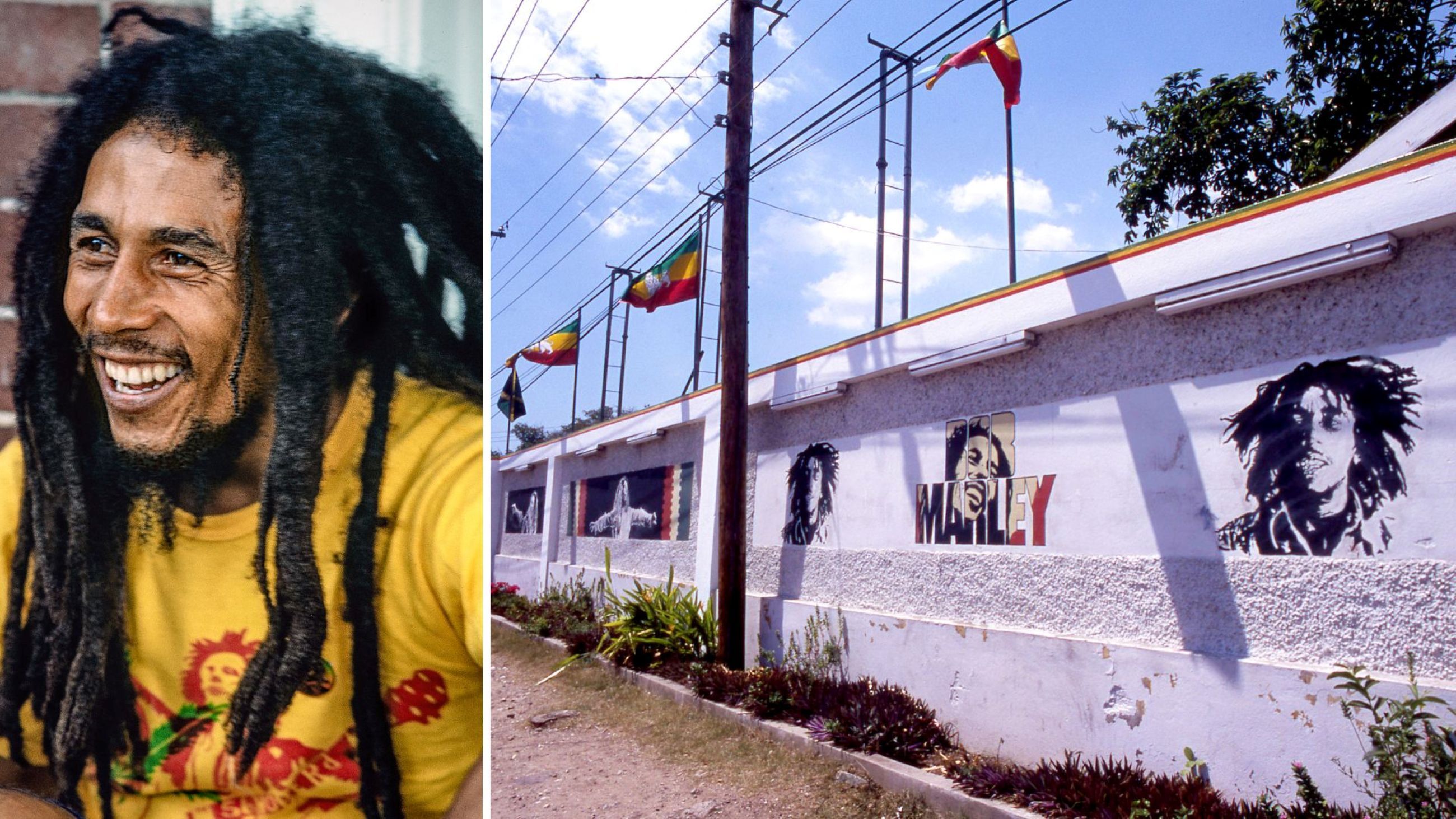 Bob Marley in Jamaica, 1979; Bob Marley Museum - Credits: Getty Images 