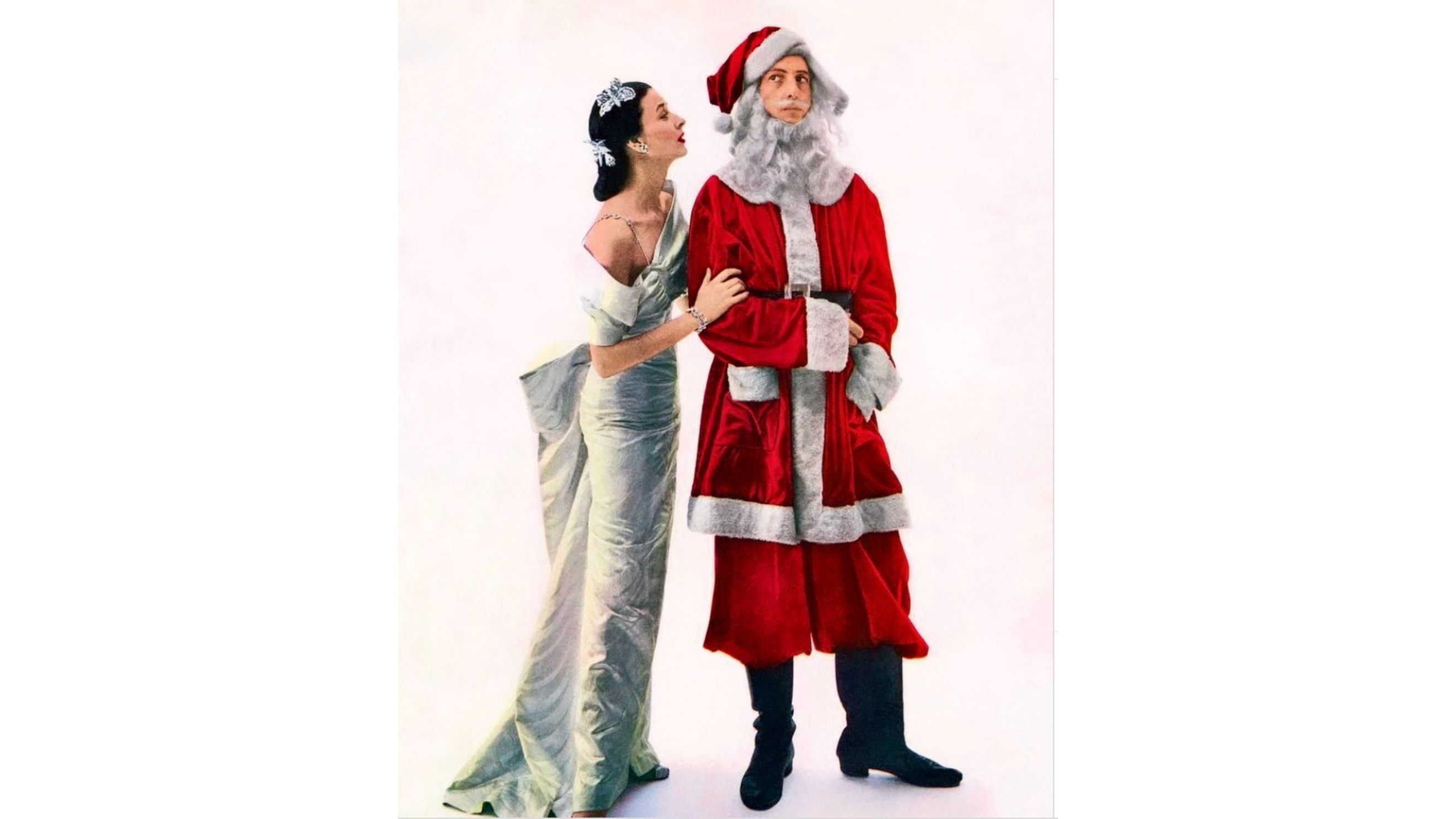 Dorian Leigh and Ray Bolger. Photo Irving Penn. Vogue cover December 1946 - Credits: Courtesy Press Office