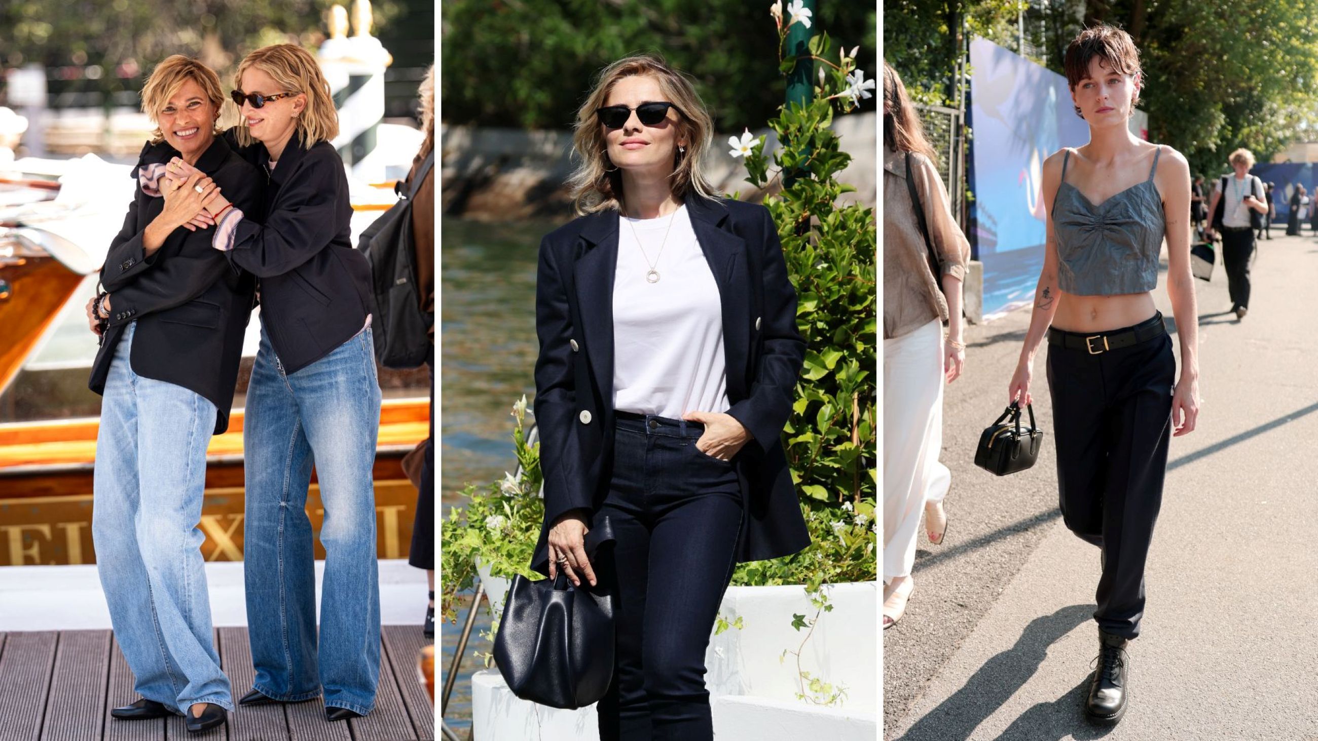 Da sinistra a destra, Anna Foglietta e Alba Rohrwacher, Greta Scarano, Emma Corrin - Credits: Getty Images