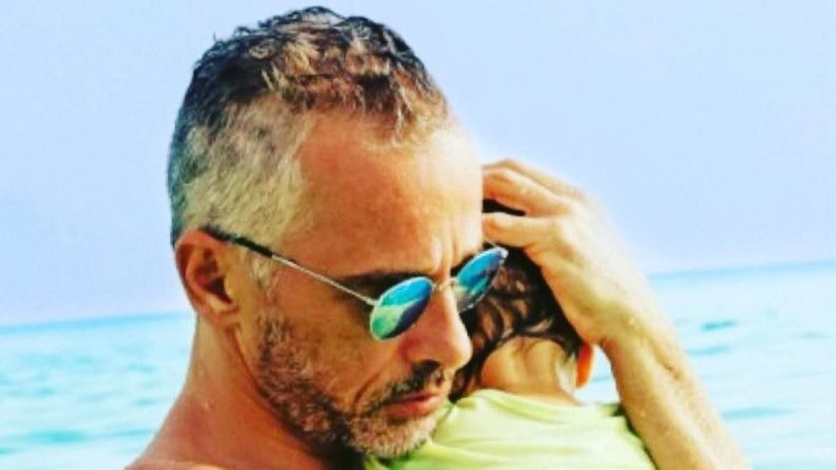 Eros Ramazzotti con il figlio Gabrio Tullio