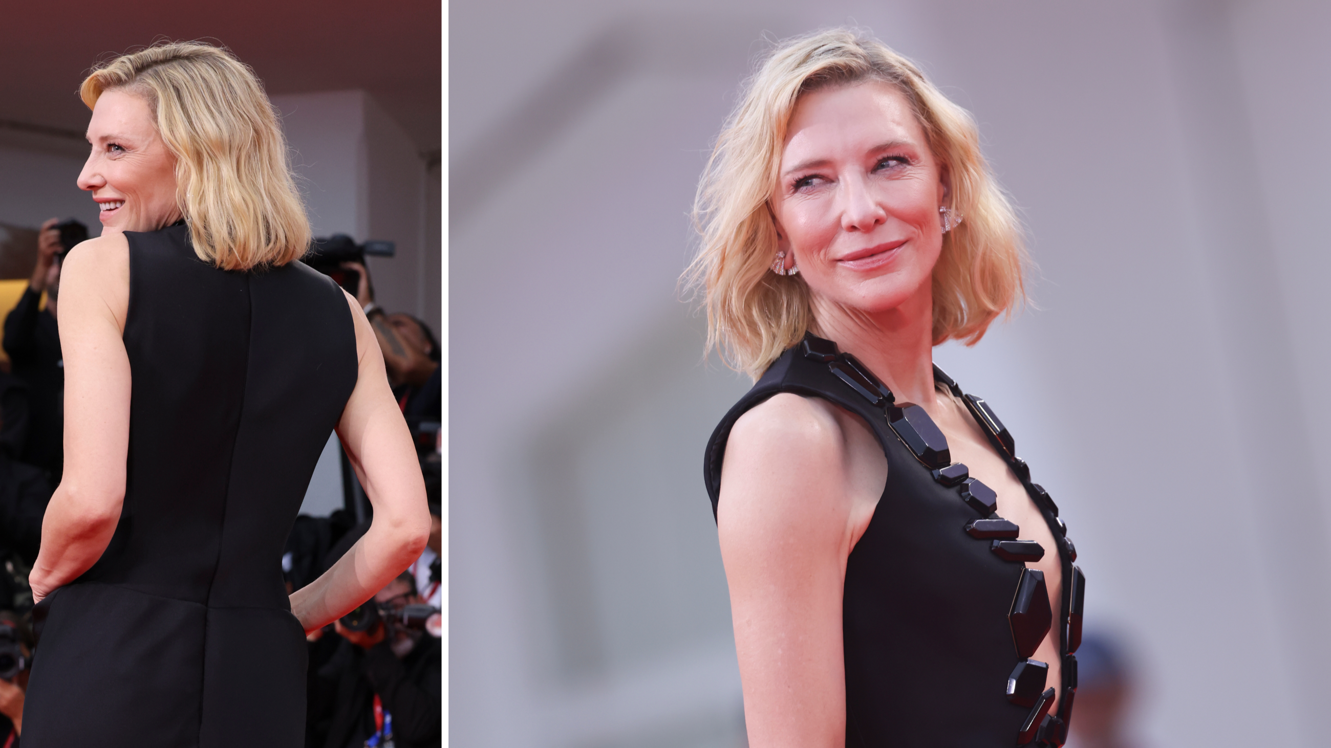 Cate Blanchett sul red carpet della cerimonia di apertura dell'82esima Mostra del Cinema di Venezia
Credit: Getty Images