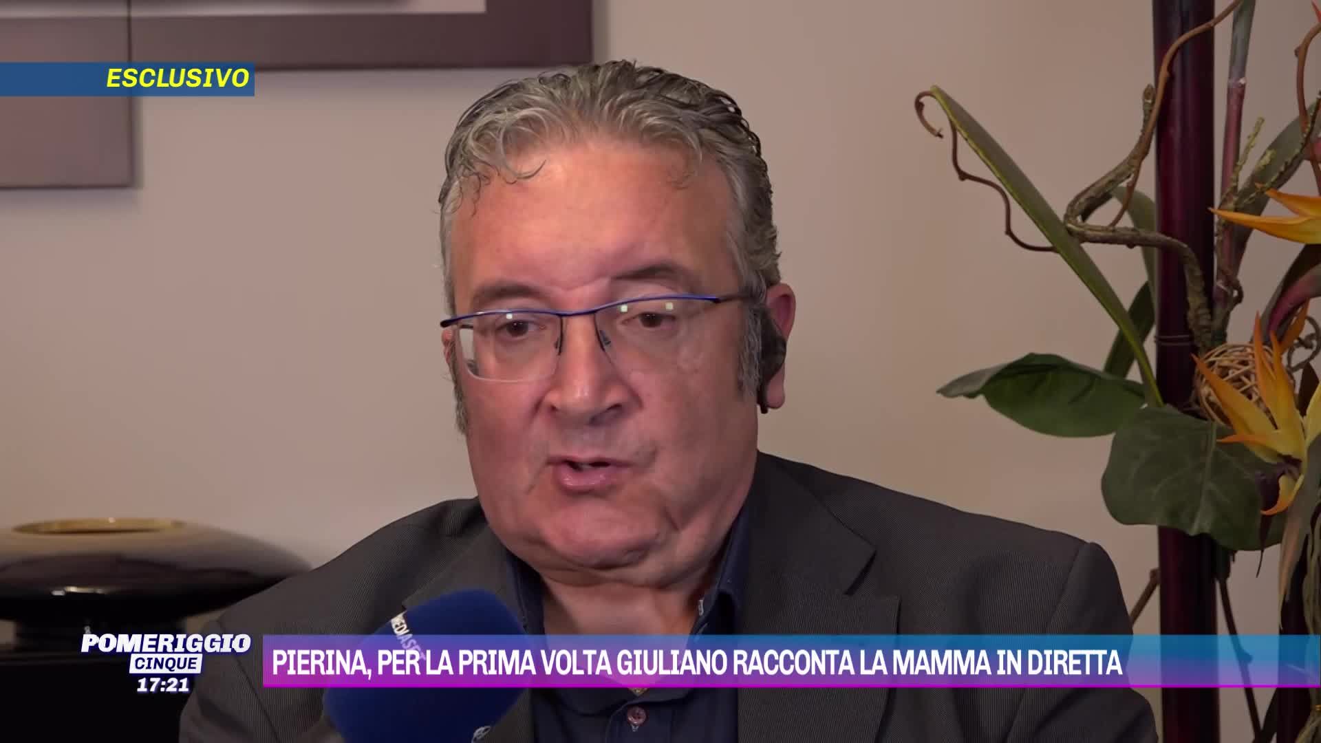 Giuliano Saponi intervistato a Pomeriggio Cinque