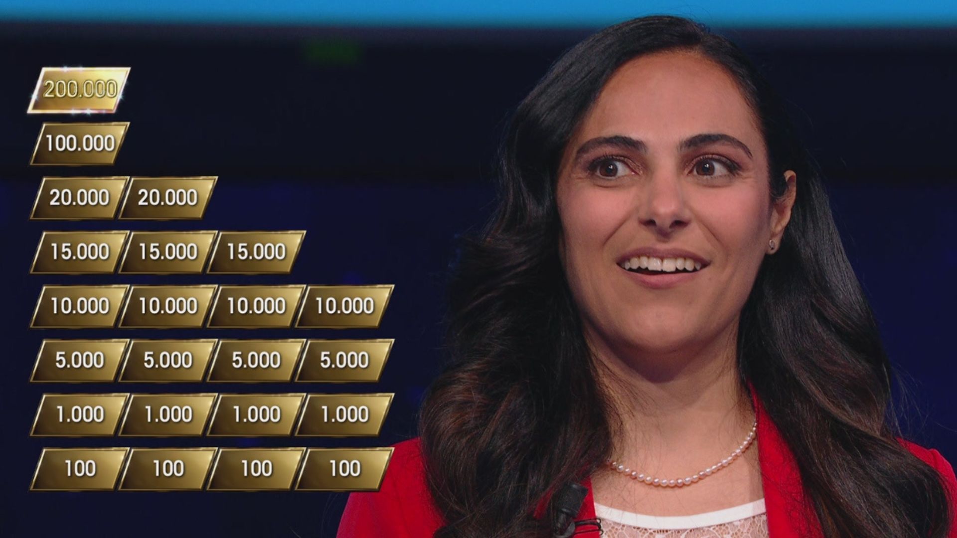 La campionessa Martina a La Ruota della Fortuna