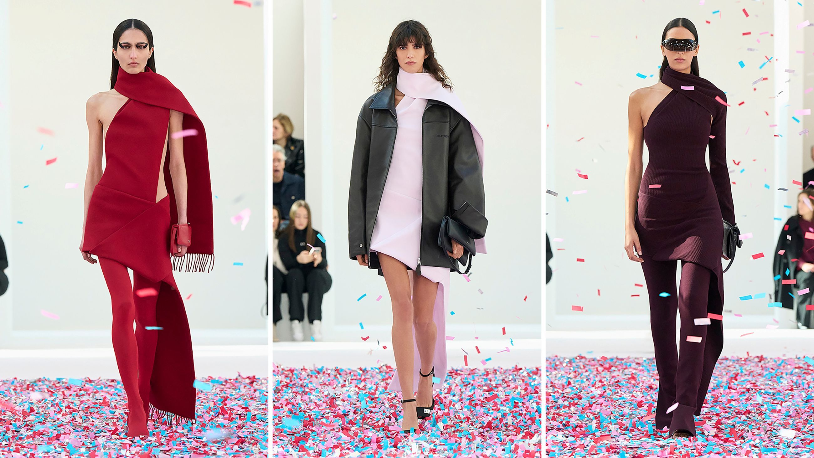 Alcuni look dalla sfilata di Courrèges FW25526 - Credits: Launchmetrics.com/Spotlight