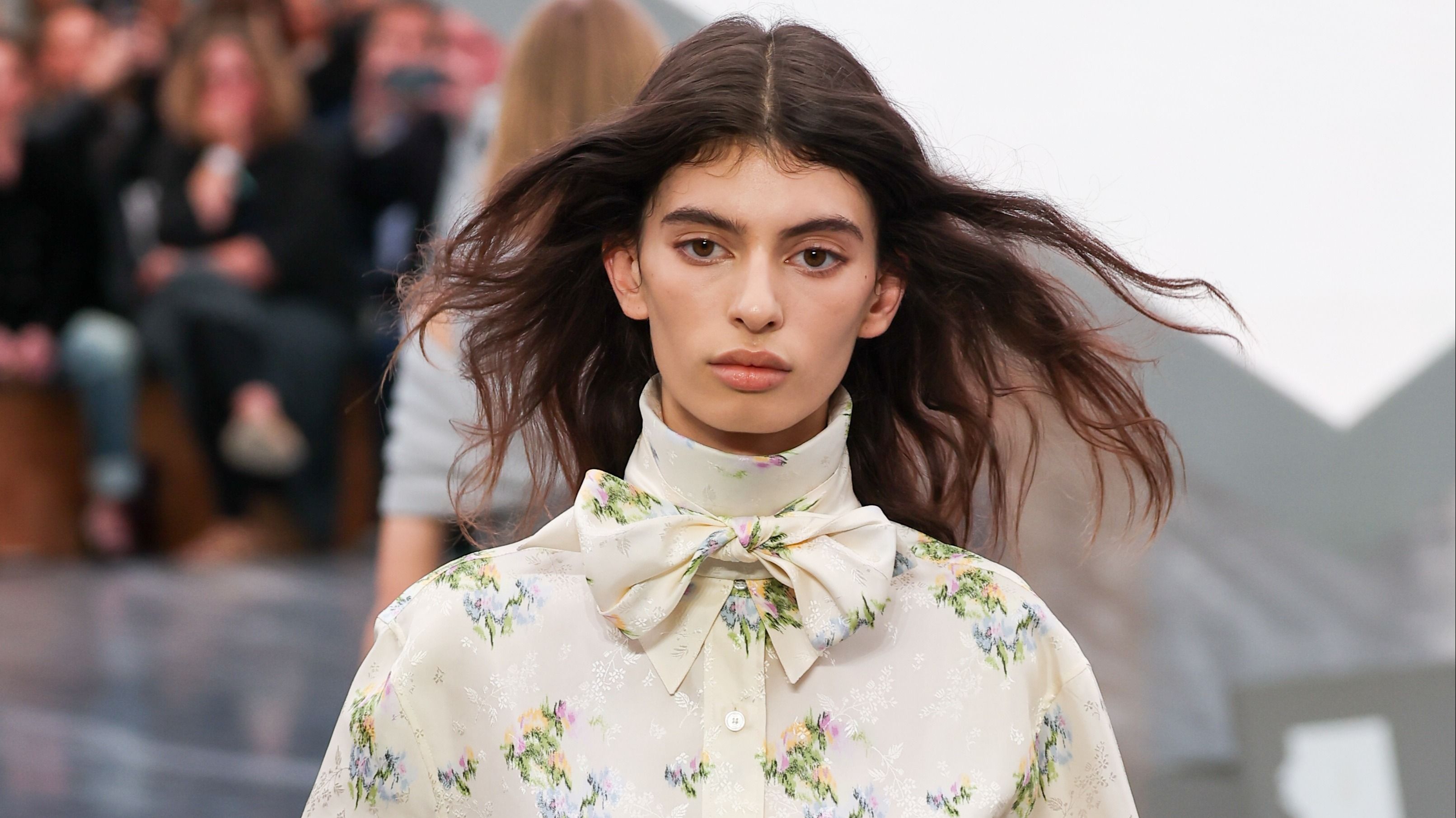 Sfilata Dior alla Paris Fashion Week 2025, nello scatto Matilde Lucidi (foto Getty)
