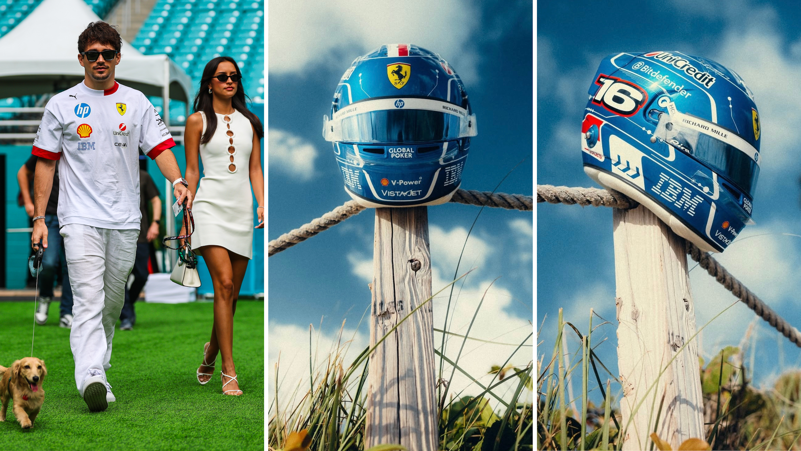 Credit: Getty Images e Instagram Leclerc