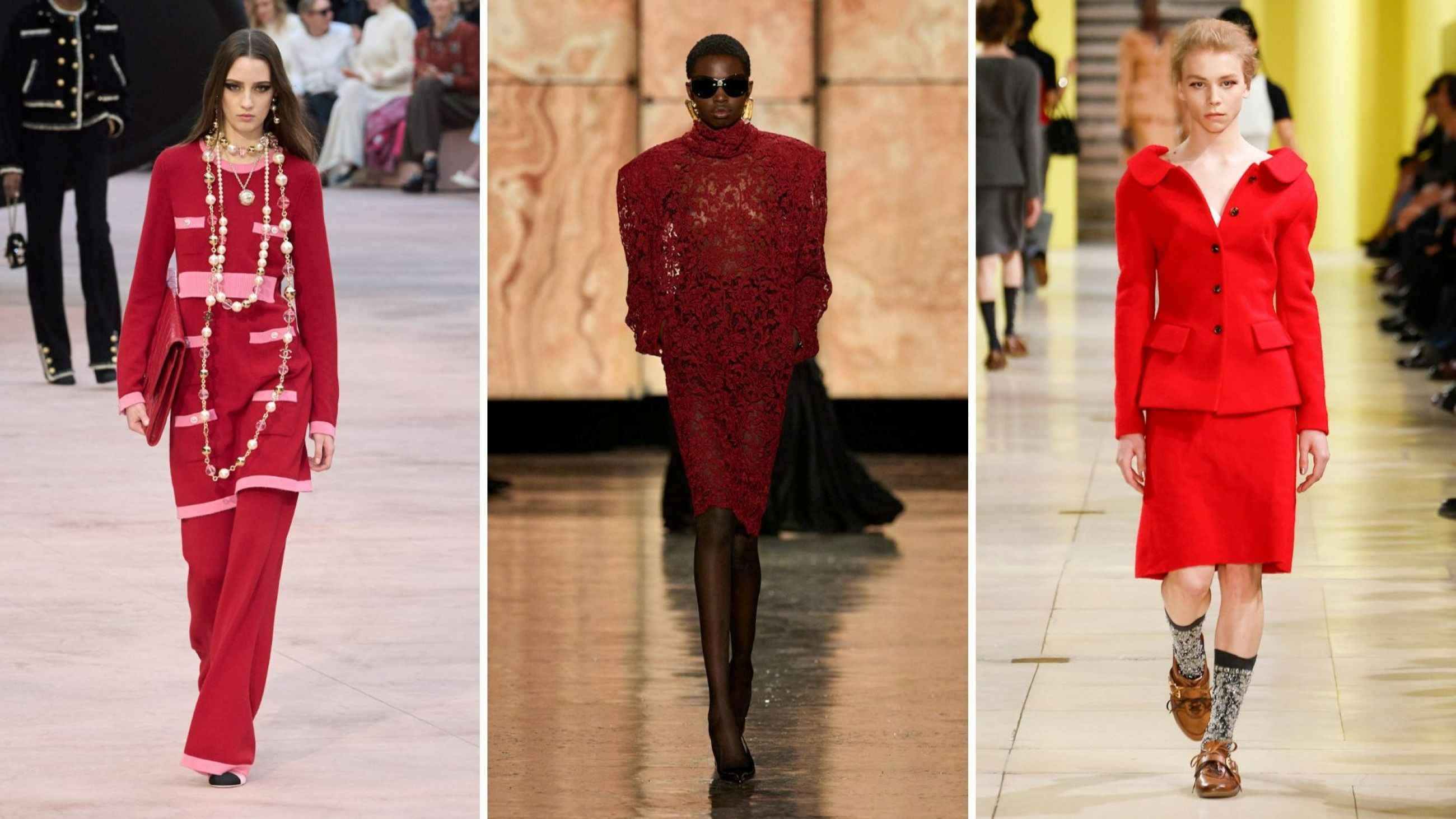 Chanel FW25; Saint Laurent FW25; Miu Miu FW25 - Credits: Launchmetrics.com/Spotlight 