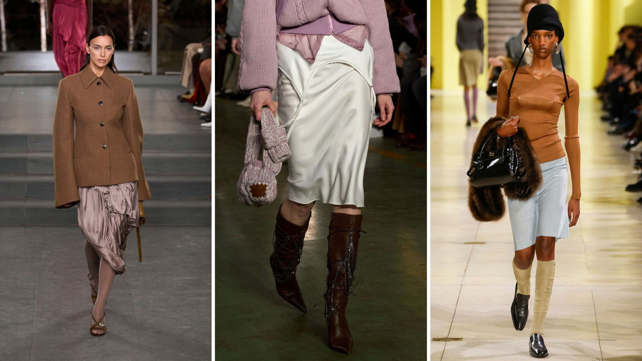 Tory Burch FW25; Marco Rambaldi FW25; Miu Miu FW25 - Credits: Launchmetrics.com/Spotlight