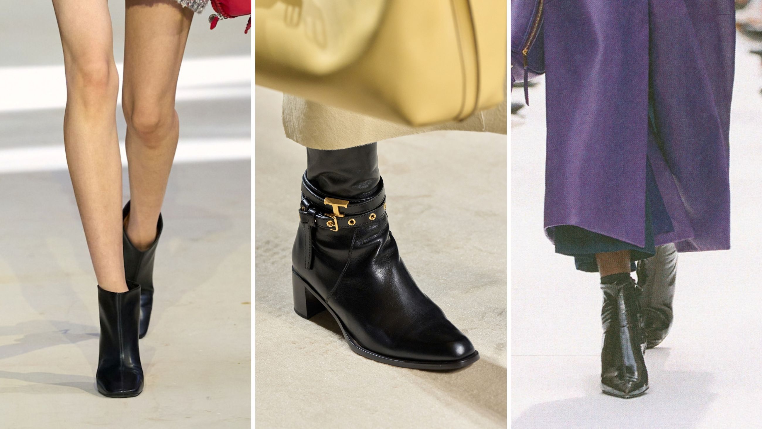 Sfilate FW26: da sinistra Stella McCartney; Tod’s; Celine - Credits: Launchmetrics.com/Spotlight