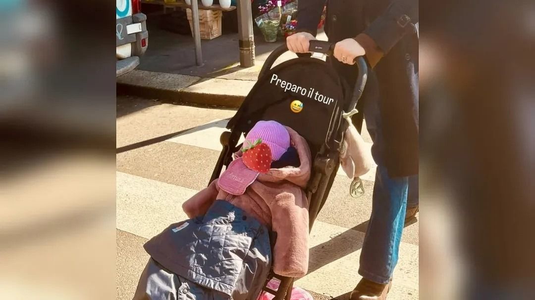 Ermal Meta con la figlia Fortuna