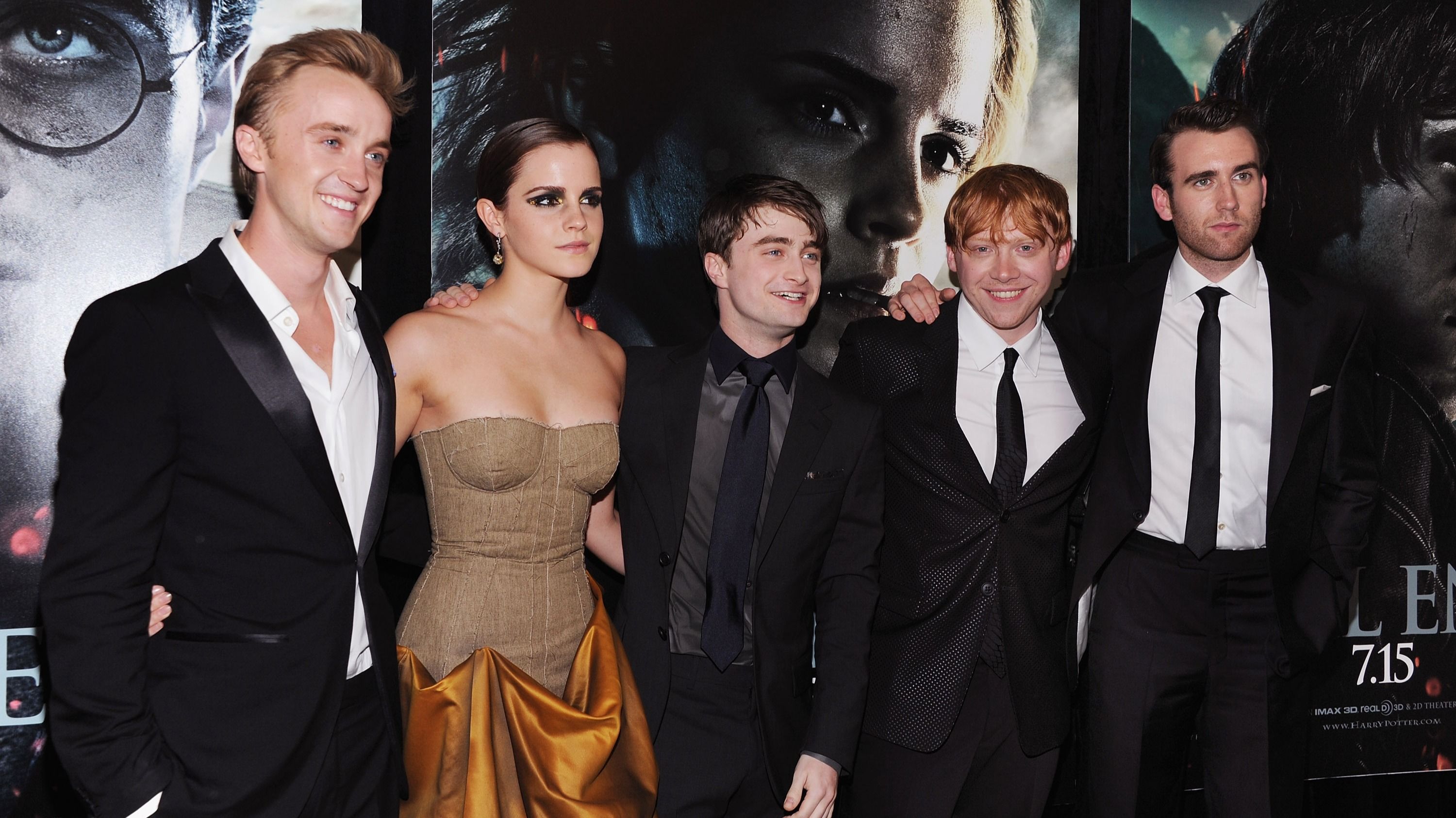 Il cast di Harry Potter nel 2011 (foto Getty)