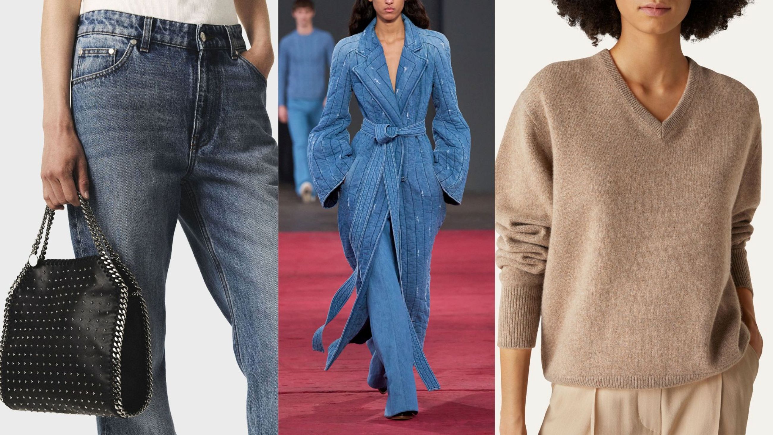 Tote Mini con Borchie a Stella, Generation Falabella; Gabriela Hearst FW24; Maglia con scollo a V Loro Piana 