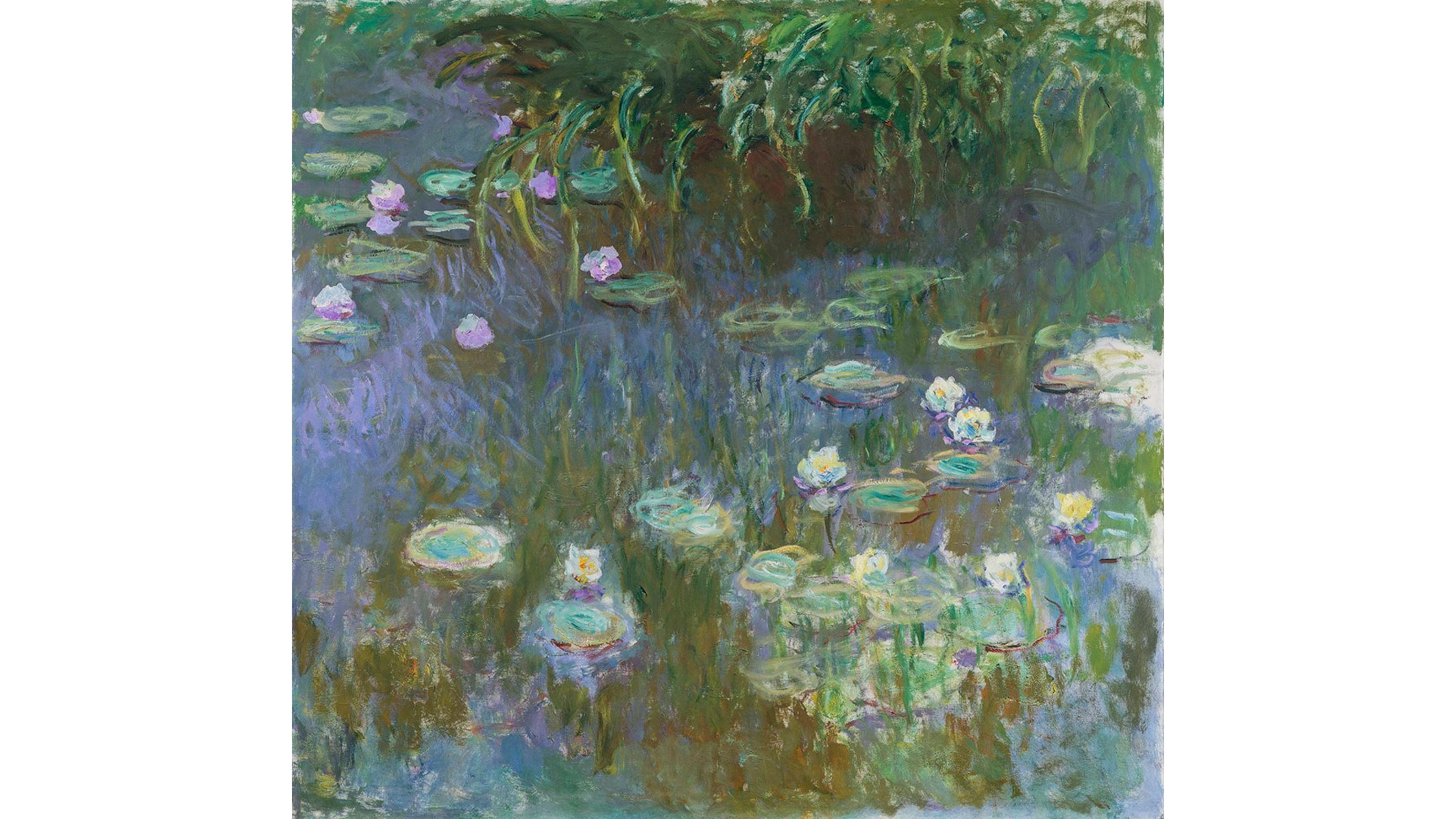 Claude Monet, Ninfee, 1914-1917, olio su tela, cm 200,7 x 213,4, Toledo Museum of Art, acquistato con fondi del Libbey Endowment, dono di Edward Drummond Libbey, inv. 1981.54 - Courtesy Press Office