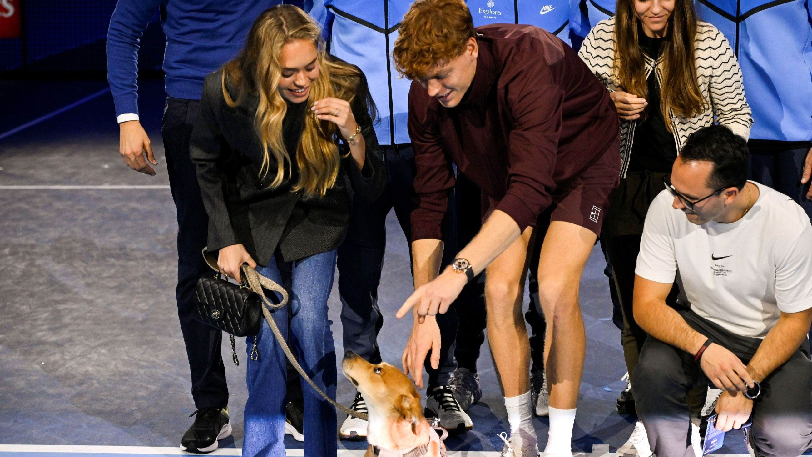 Laila Hasanovic e Jannik Sinner agli ATP Finals 2025 - Credits Getty Images