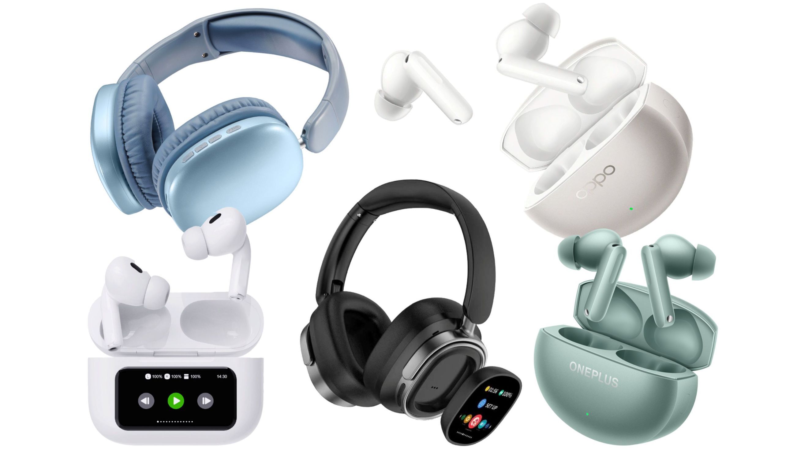 Celly Soundled; Oppo Enco X3S; OnePlus Buds 4; Cellularline MAXI3; Nilox Movetouch