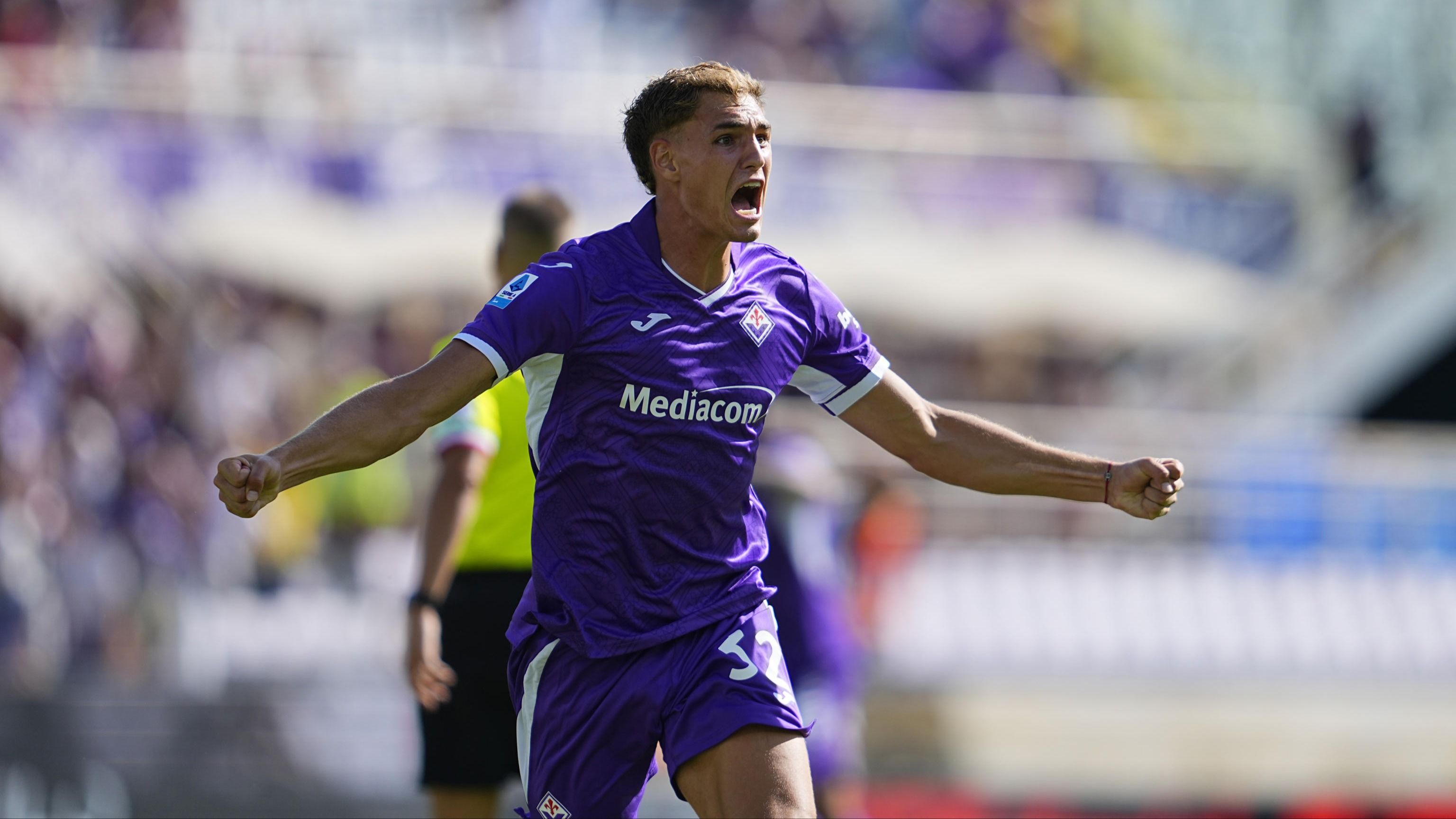 Mateo Pellegrino, attaccante della Fiorentina