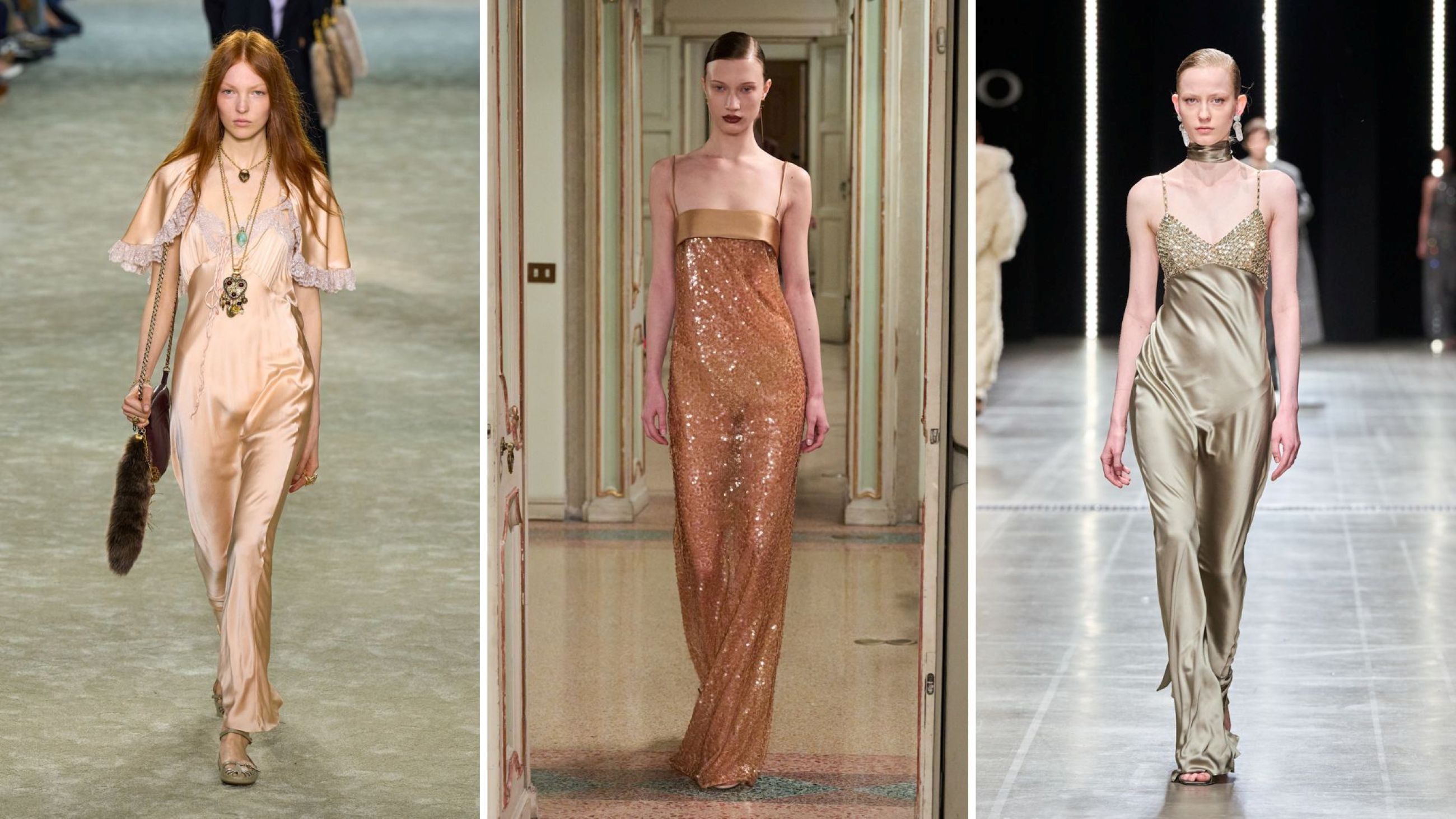 Chloé FW25; Elisabetta Franchi FW25; Ermanno Scervino FW25 - Credits: Launchmetrics.com/Spotlight