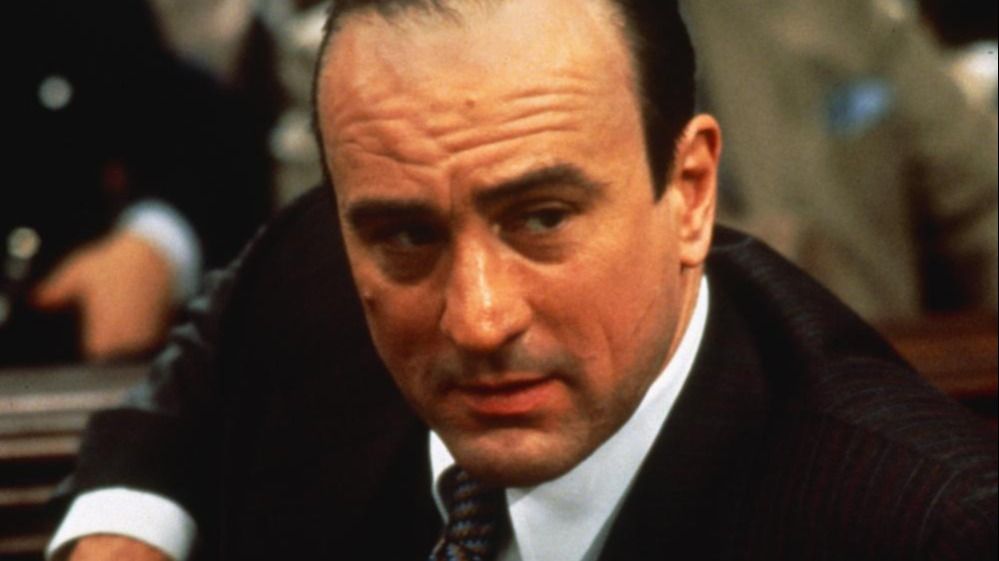 Robert De Niro che interpreta Al Capone nel film The Untouchables - Gli intoccabili