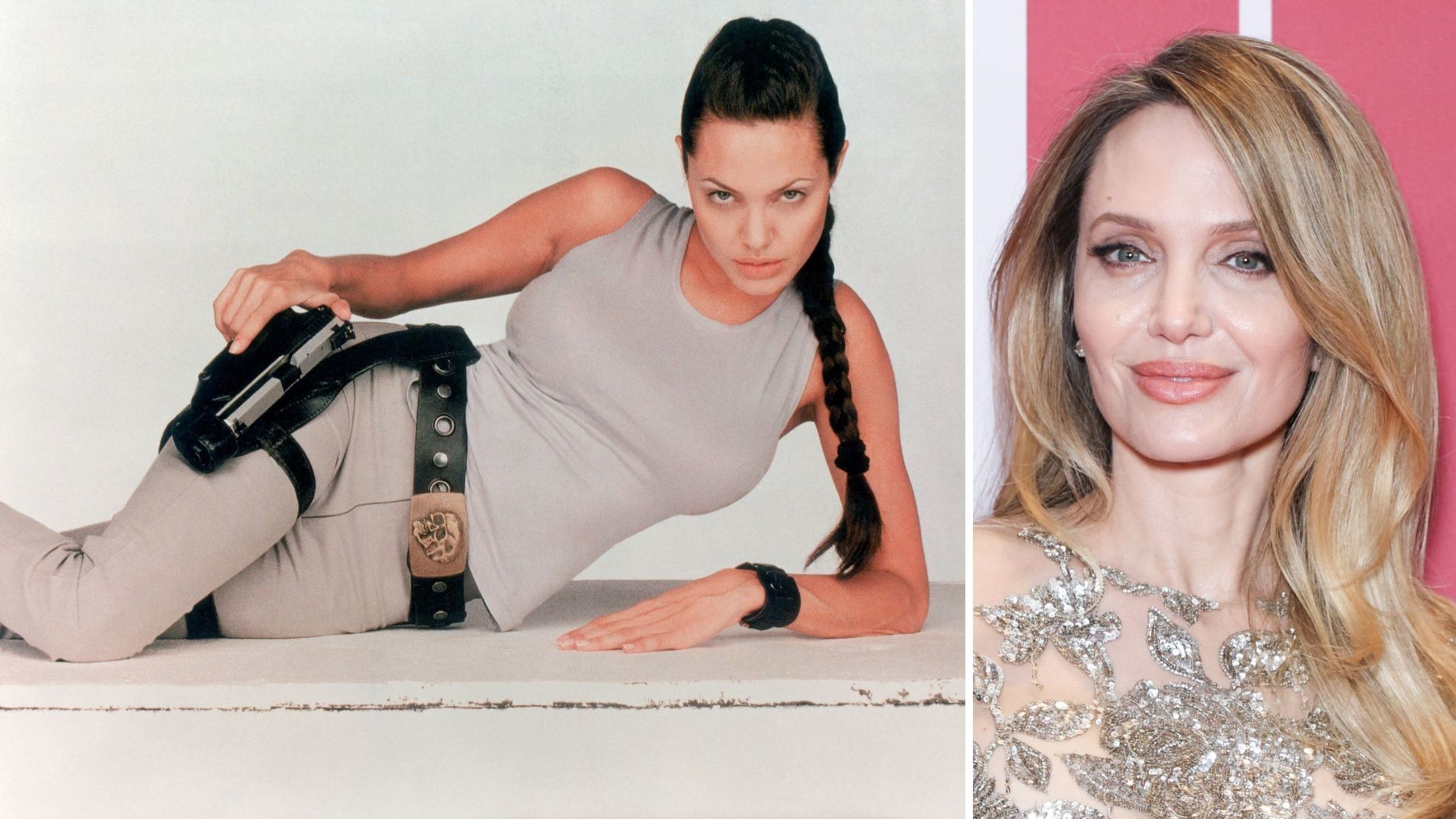  La dea dello schermo di Hollywood, Angelina Jolie, protagonista del film del 2001 Lara Croft: Tomb Raider, diretto da Simon West; Angelina Jolie partecipa alla première di Coutures al Pathé Palace il 9 febbraio 2026 a Parigi, Francia - Credits: Getty Images