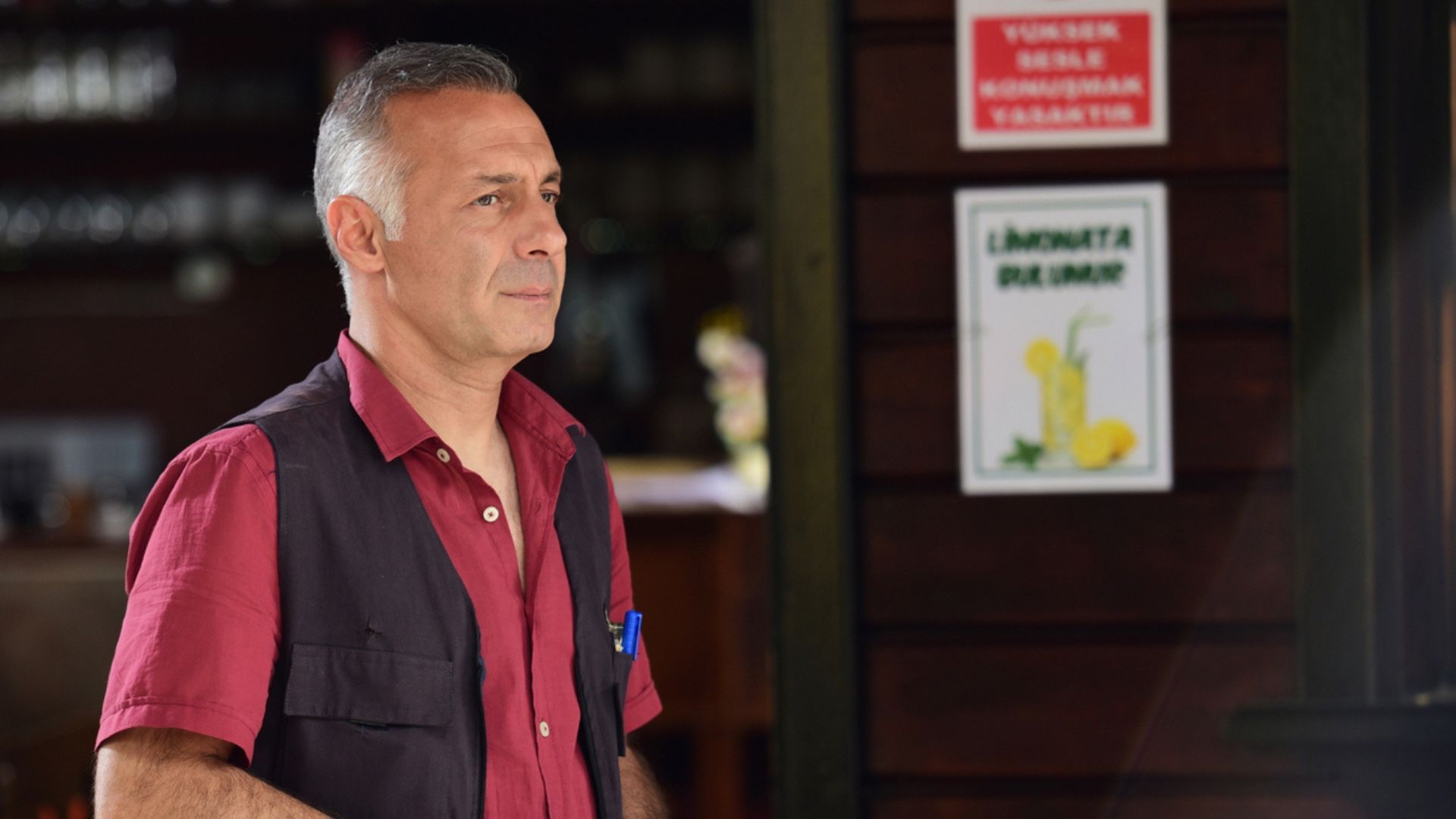 Ahmet Saracoglu (Sevket) in una scena di My Sweet Lie