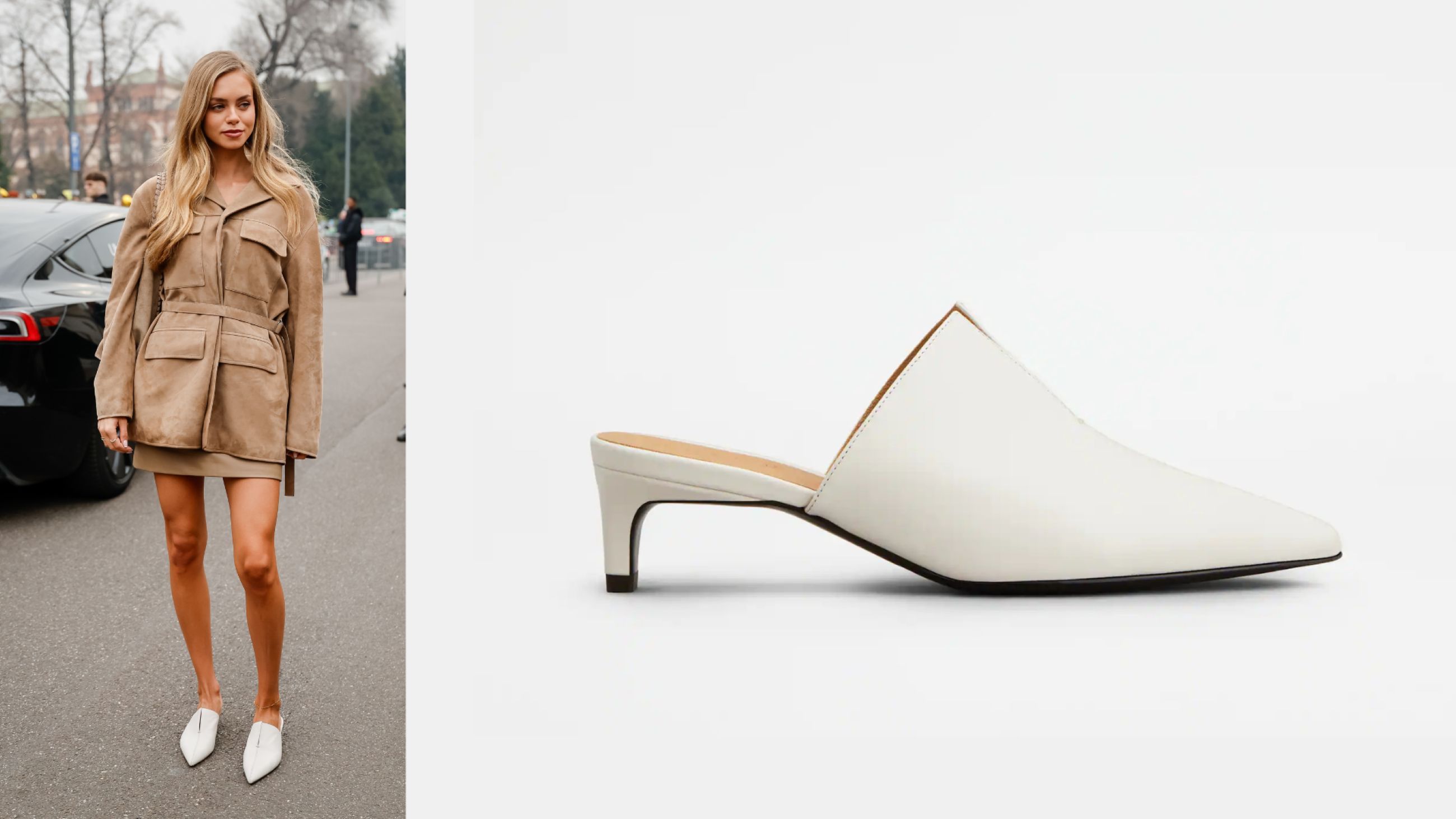 Da sinistra: Laila Hasanovic - Credits Getty Images; Sabot Tod’s