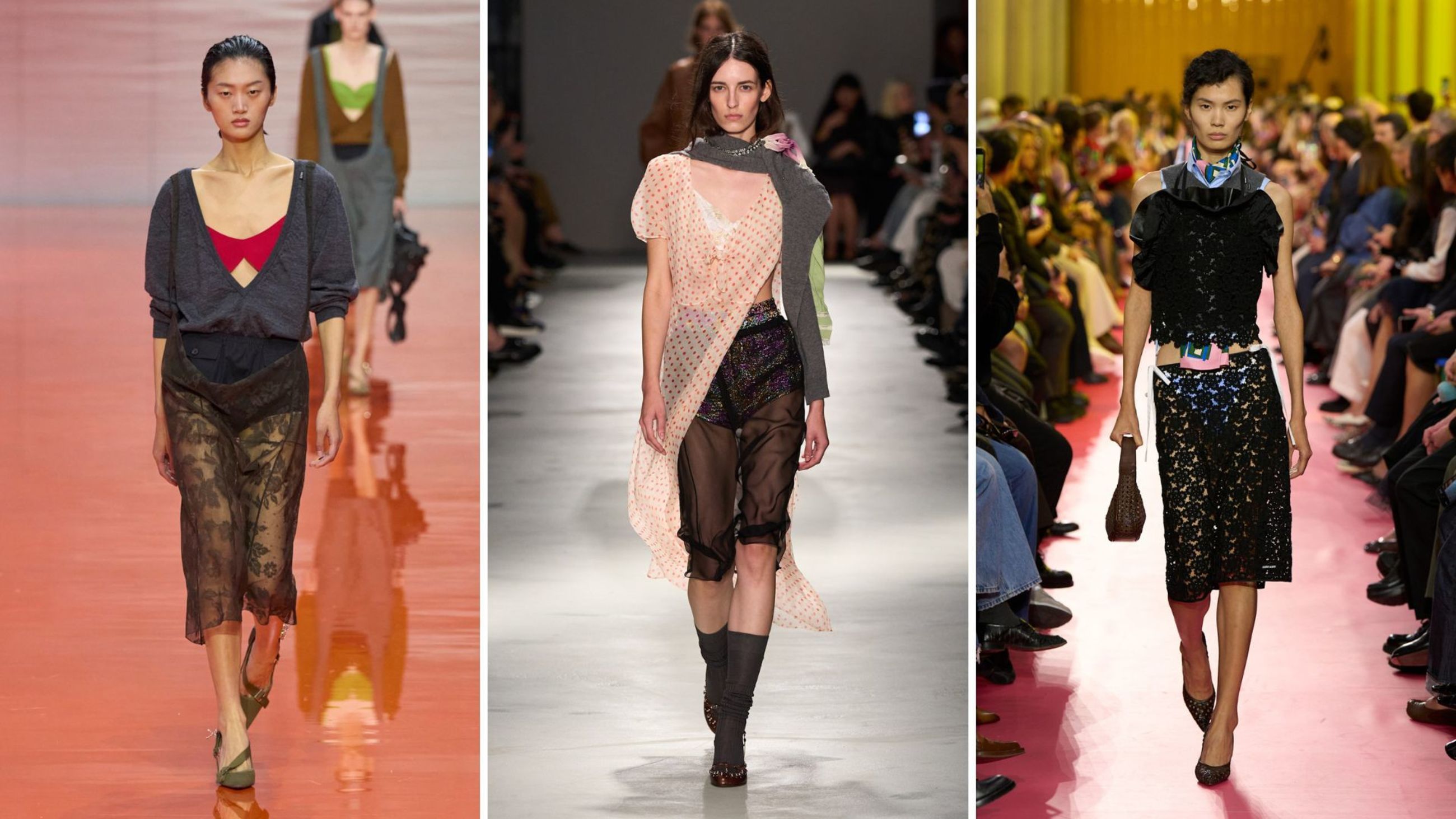 Prada, N21, Miu Miu SS26 - Credits: Launchmetrics.com/Spotlight