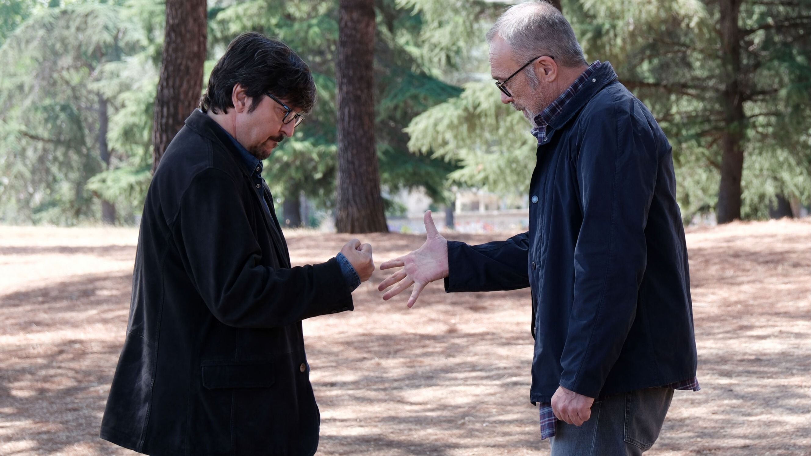 Claudio Amendola (Giulio) e Ricky Memphis (Carlo) ne I Cesaroni - Il ritorno