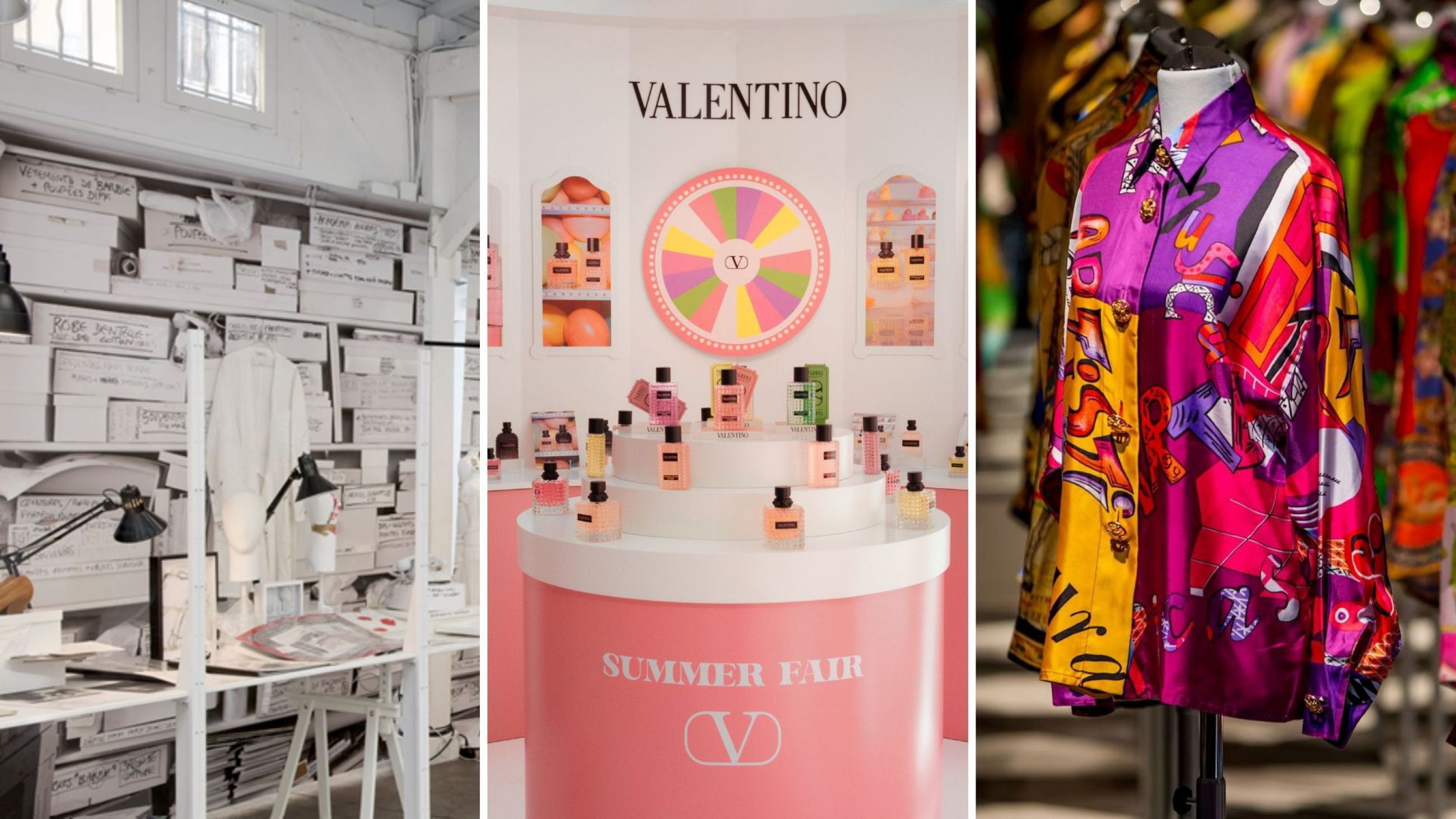 Martin Margiela, Personal Archives; Valentino Beauty Summer Fair Tour; Gianni Versace Retrospective - Credits: Courtesy Press Office; Immagini tratte dal profilo Instagram di Valentino; Courtesy Press Office