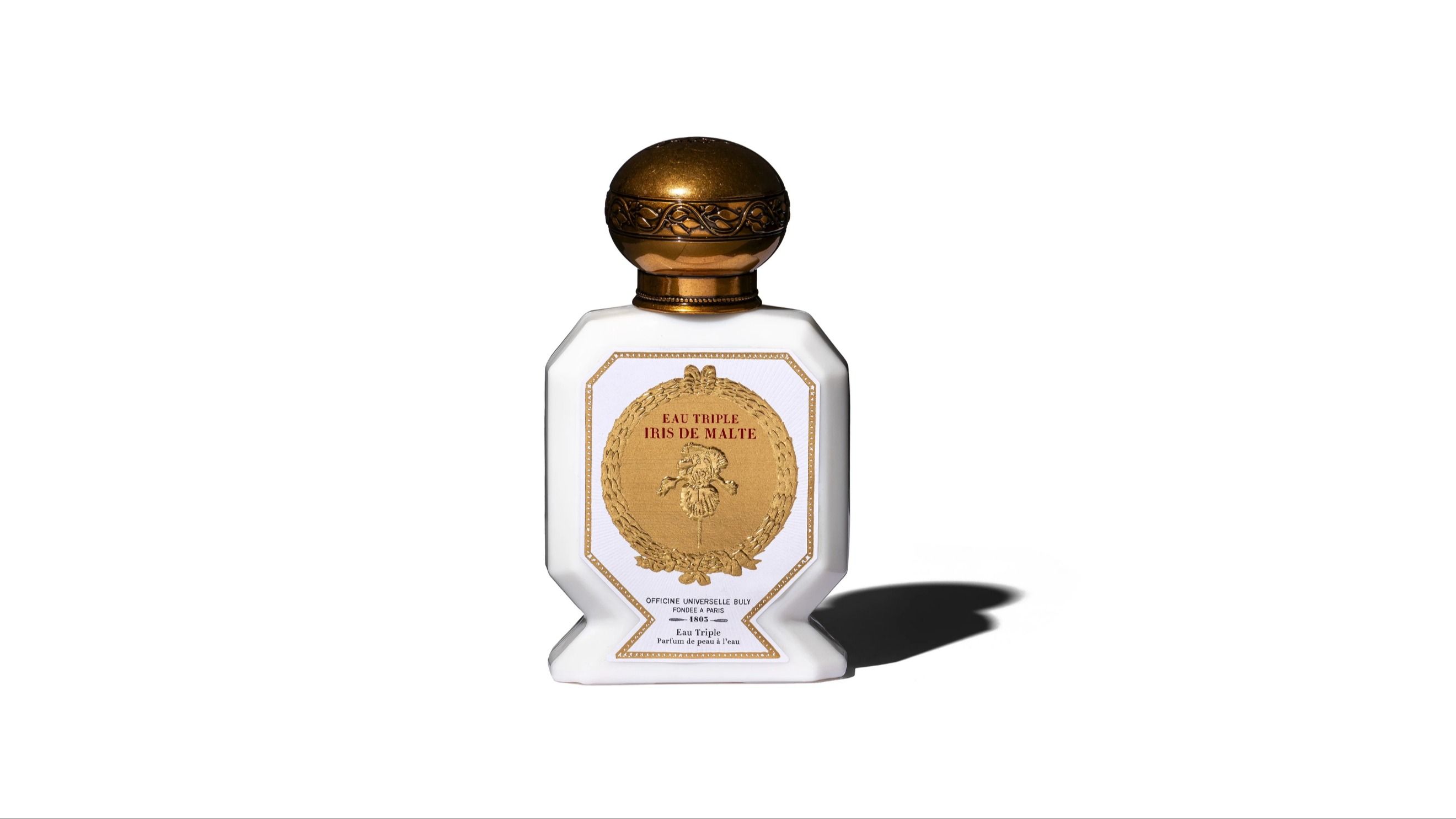 Officine Universelle Buly, Eau Triple Iris de Malte
Courtesy Press Office