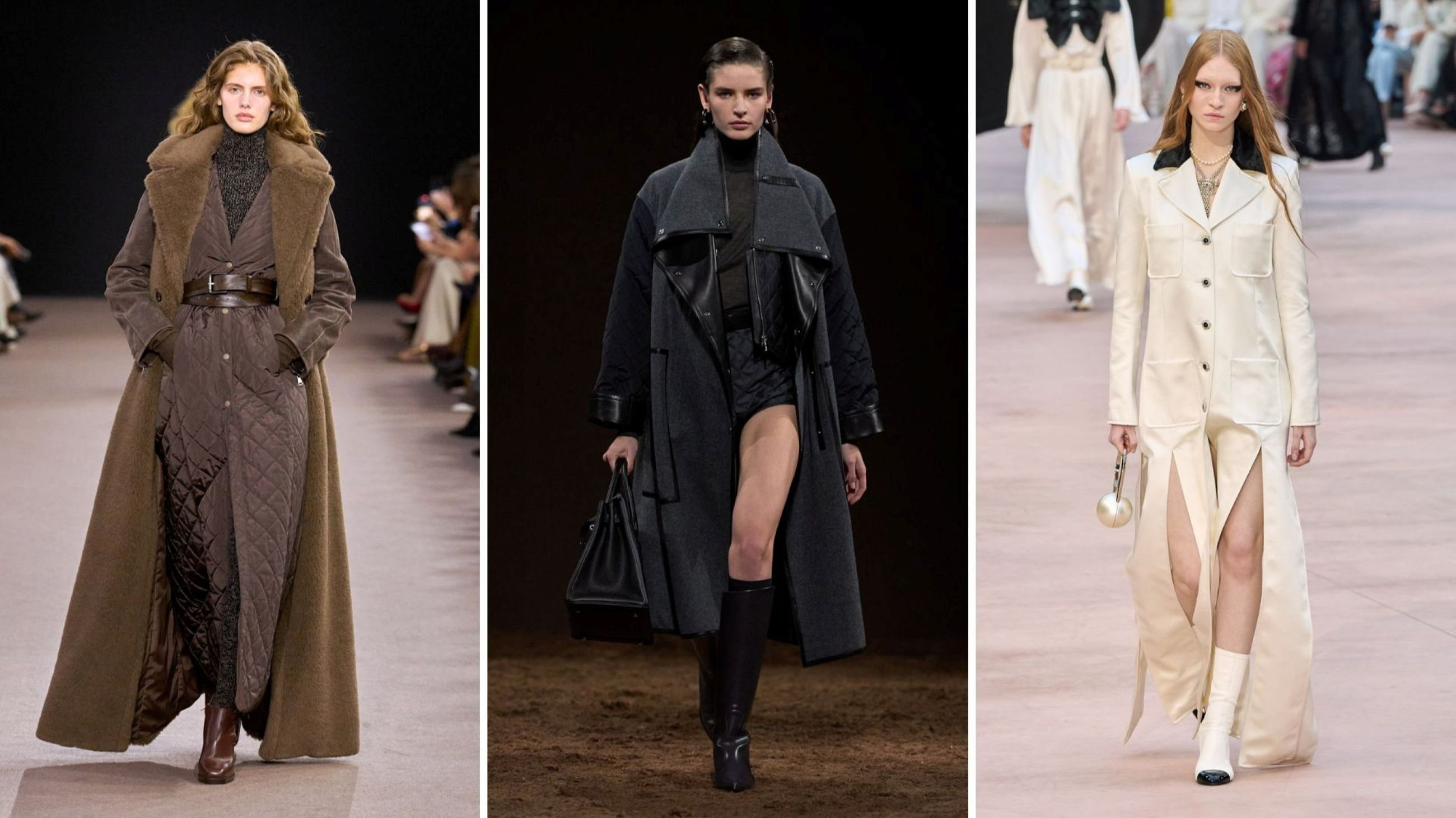 Max Mara FW25; Hermès FW25; Chanel FW25 - Credits: Launchmetrics.com/Spotlight