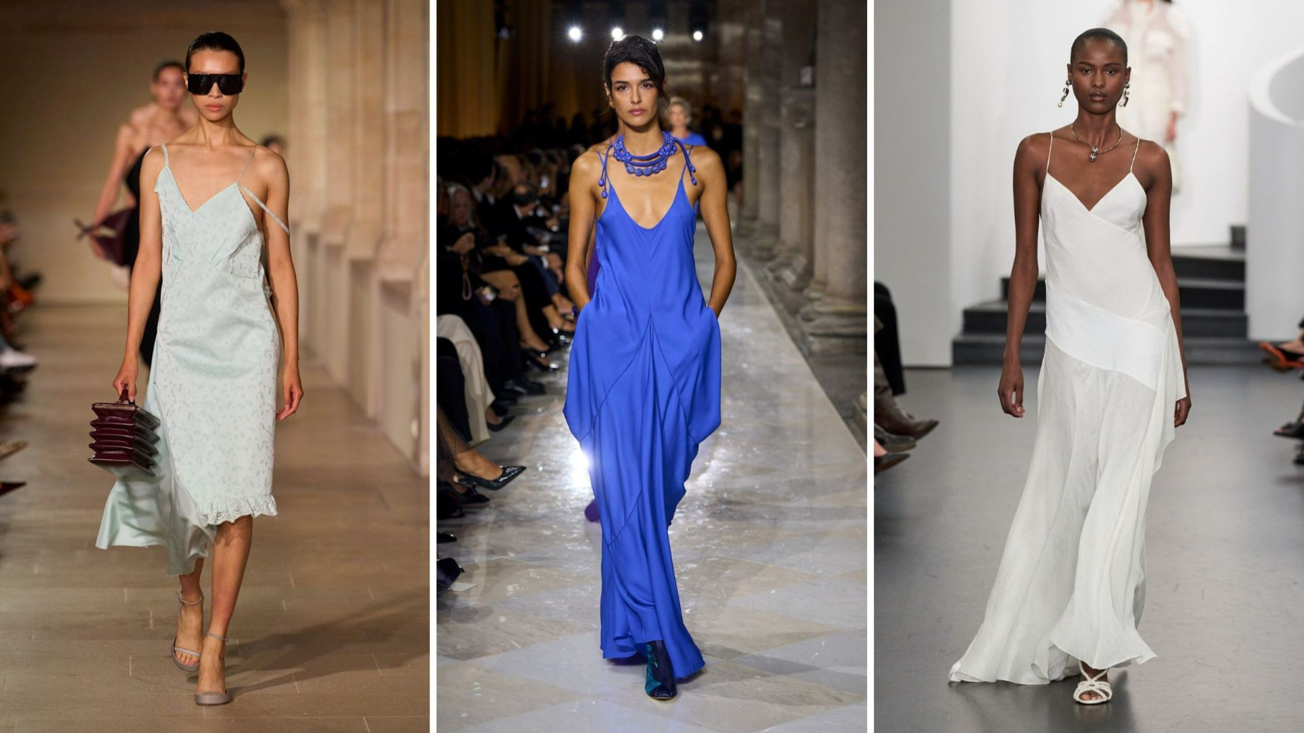 Victoria Beckham SS26; Giorgio Armani SS26; Ralph Lauren SS26 - Credits: Launchmetrics.com/Spotlight 