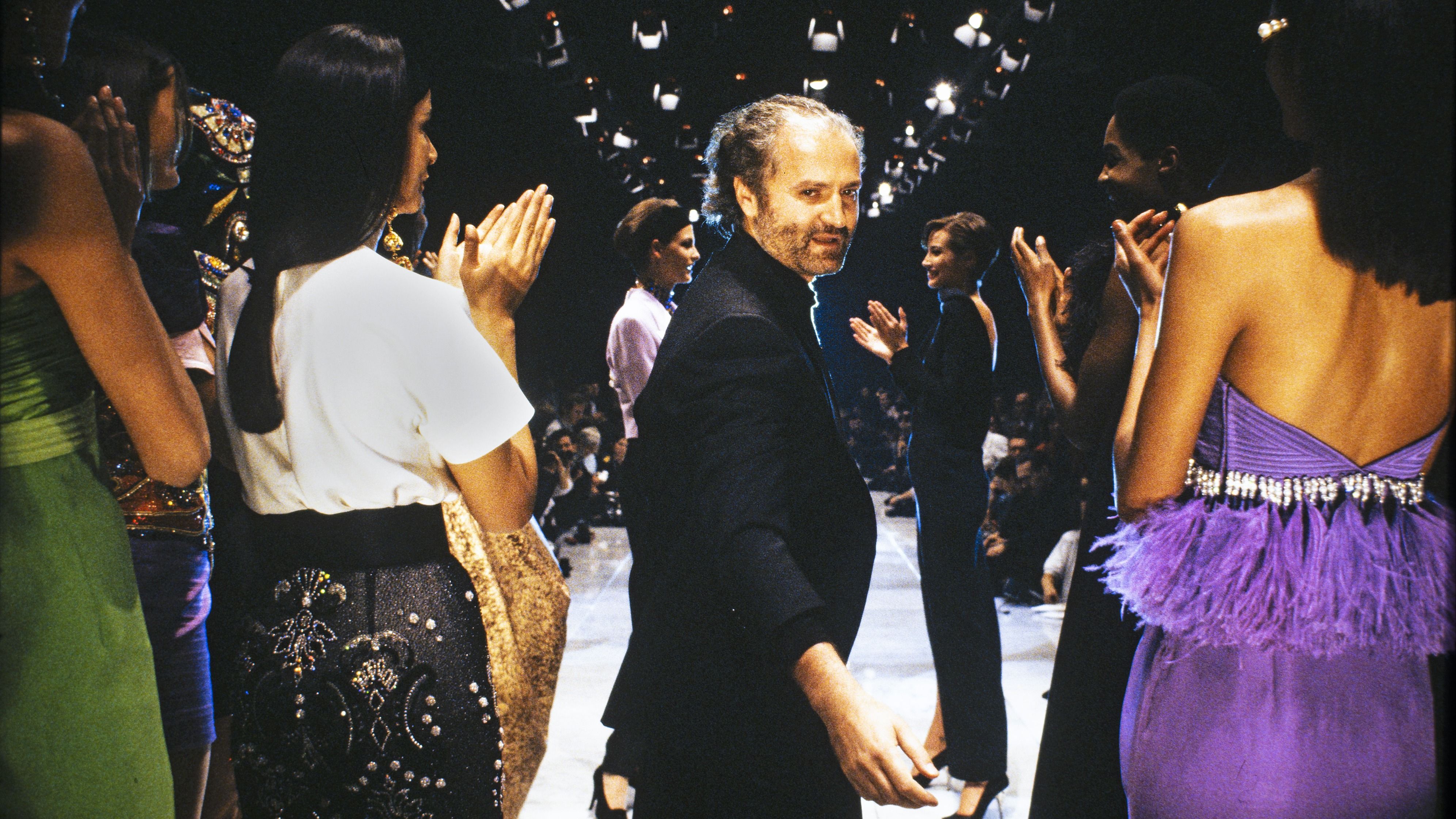 Gianni Versace on FW Runway Milan 1990
Credit: Paolo Castaldi