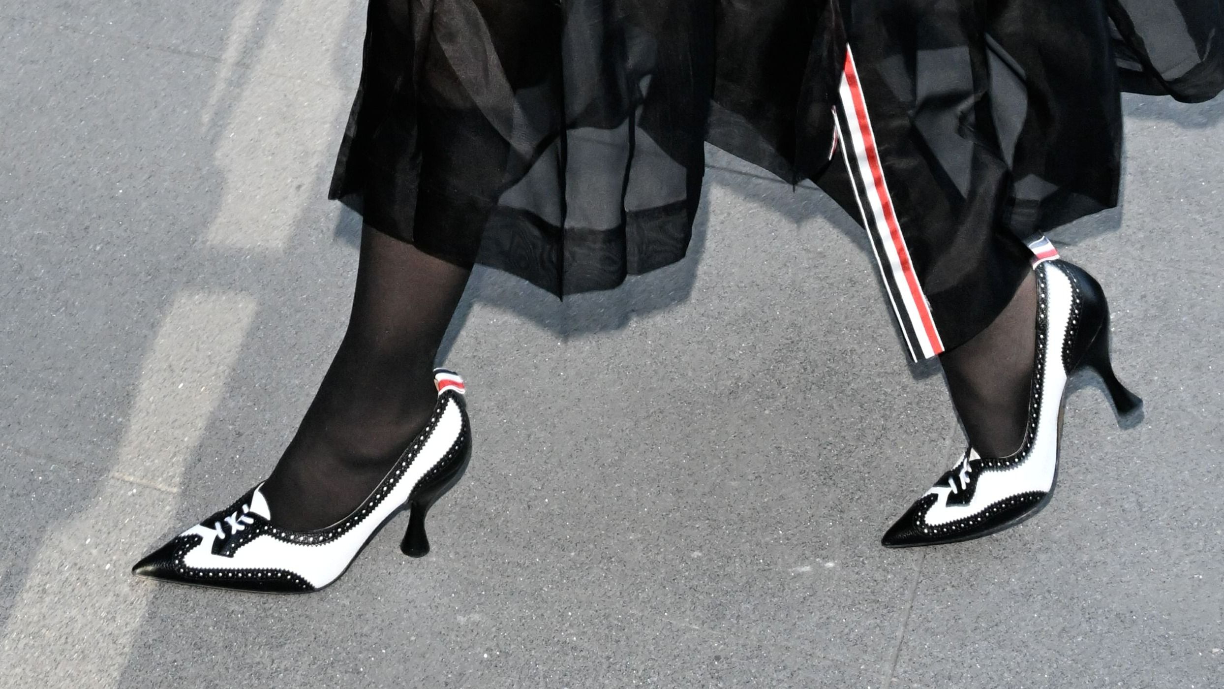 Demi Moore avvistata da Thom Browne - arrivi, New York Fashion Week Primavera 2027, il 15 settembre 2026 a New York City - Credits: Getty Images