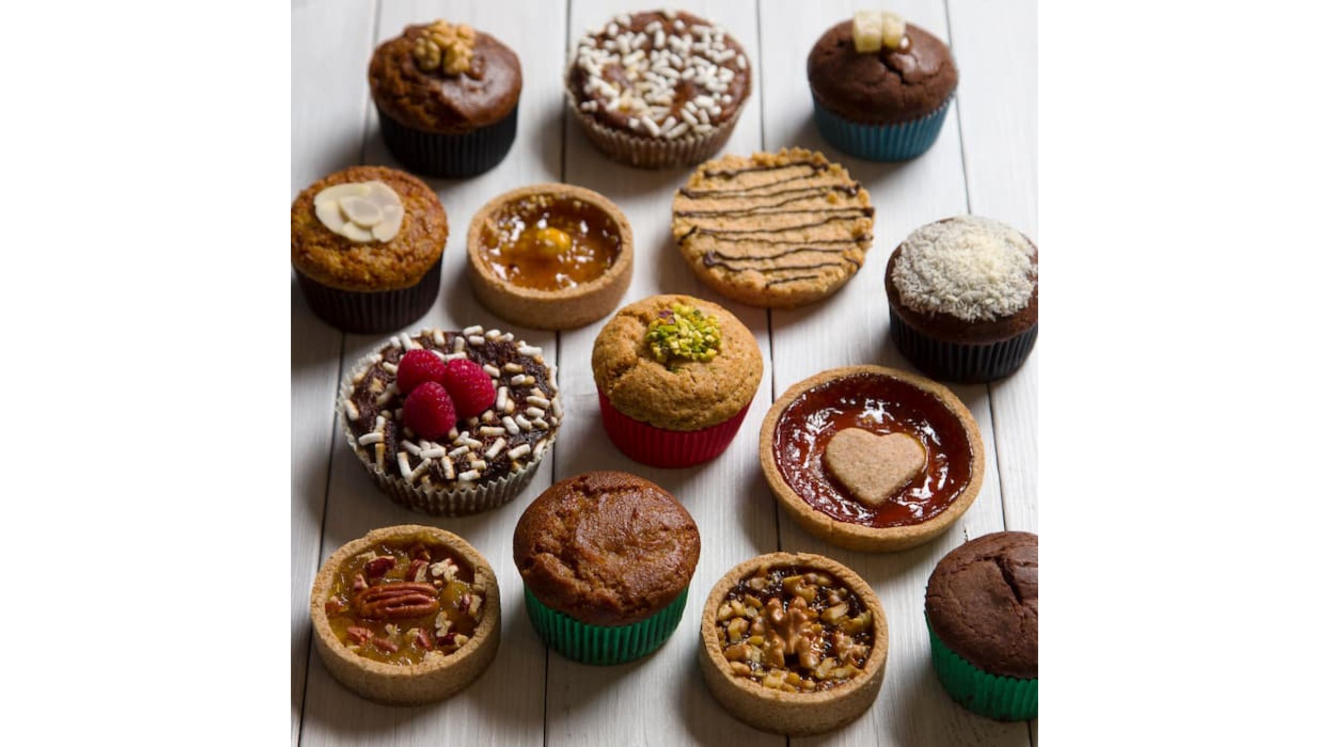 Alcune delle creazioni di pasticceria vegana di Nepà - Crediti: Nepà