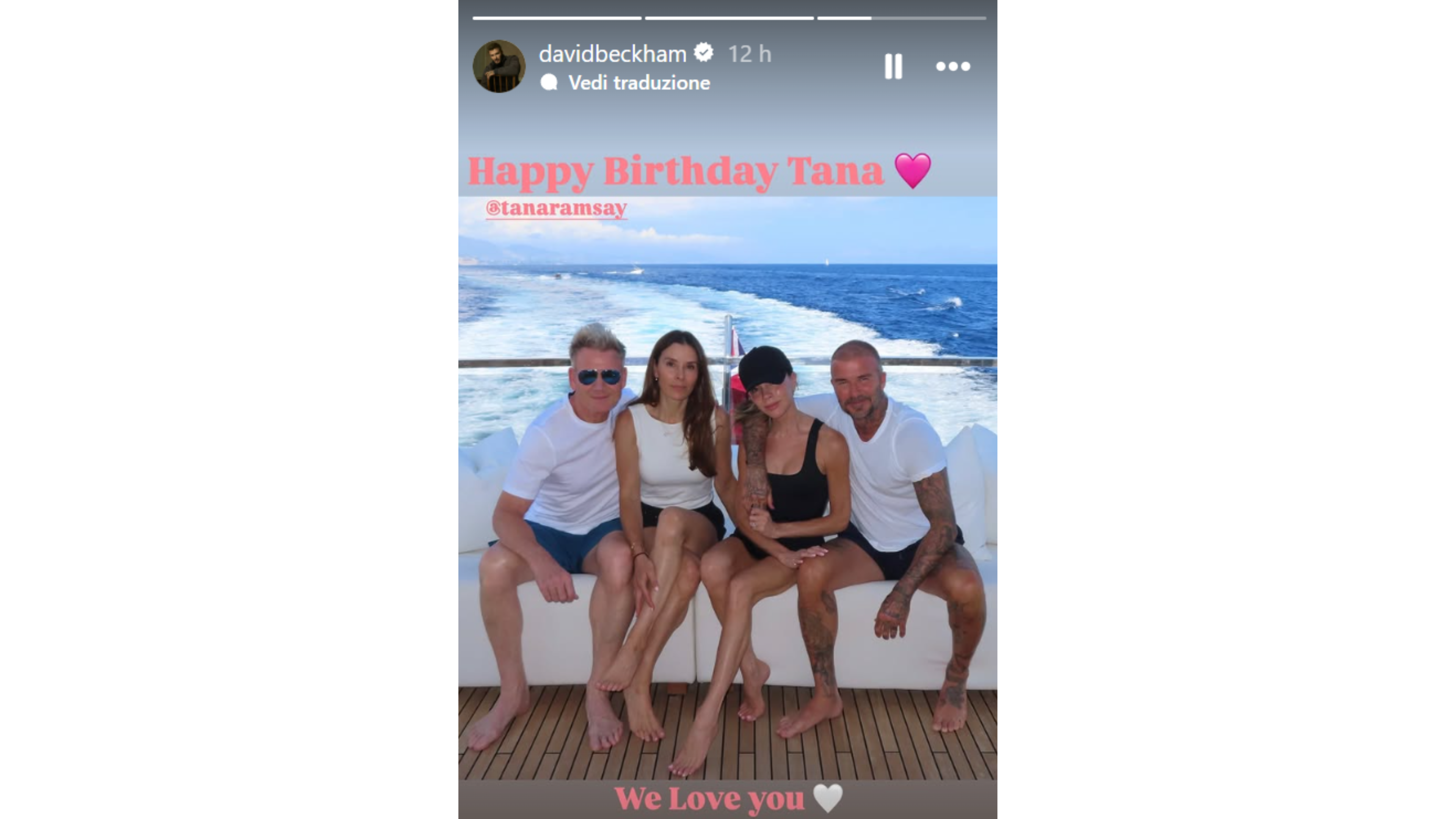 Credits: Immagini tratte dal profilo Instagram di David Beckham
