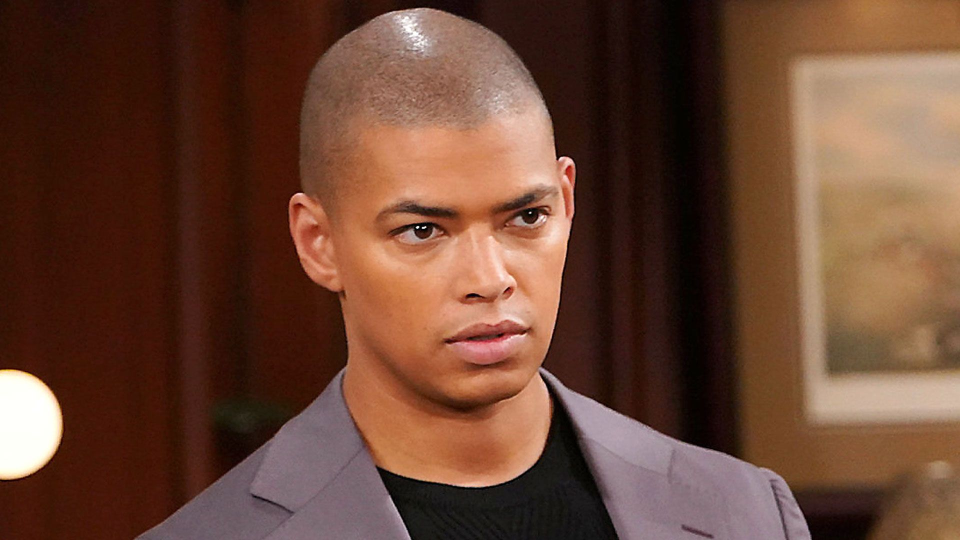 Delon de Metz (Zende Forrester) in una scena di Beautiful
