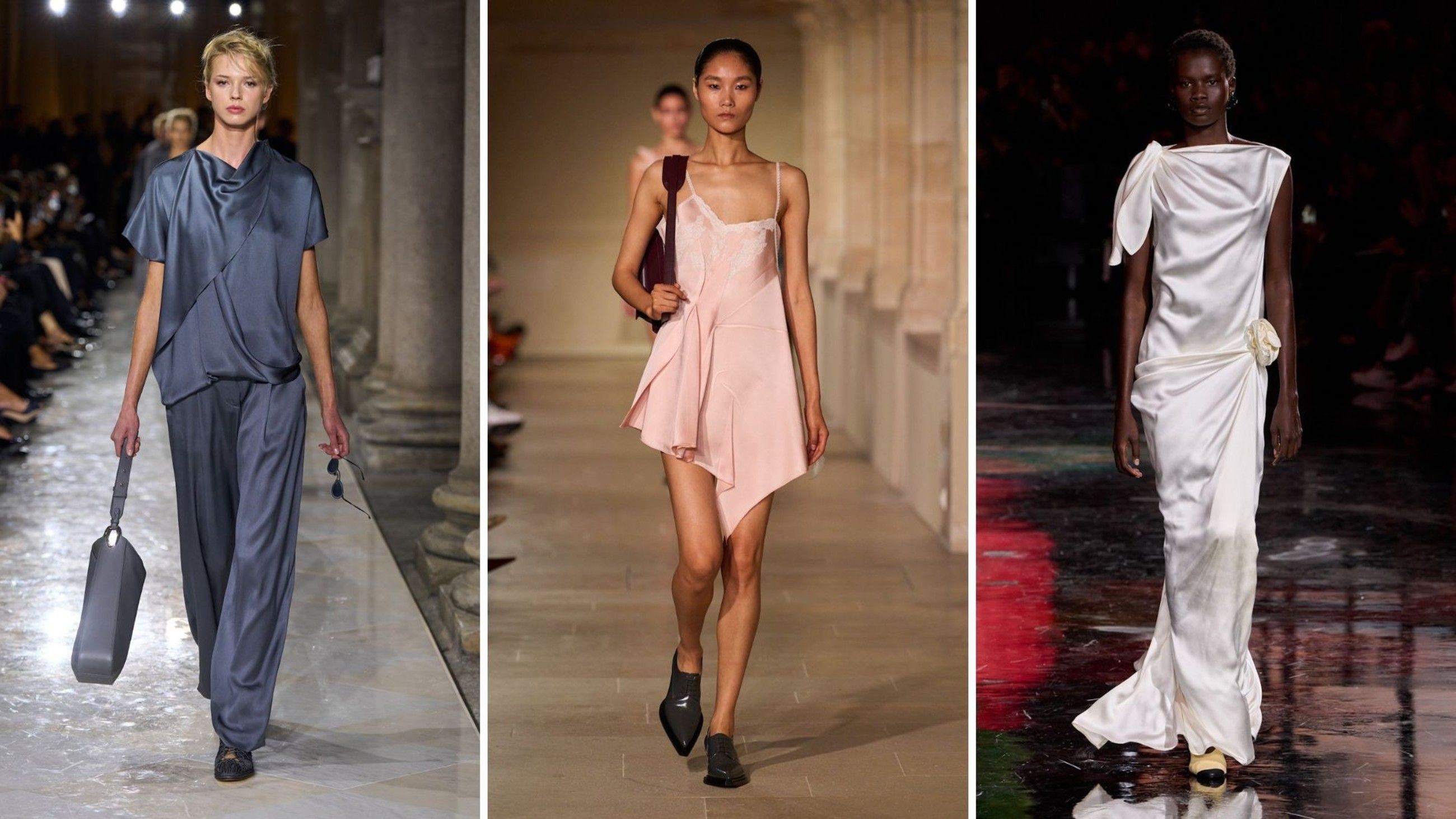 Giorgio Armani SS26; Victoria Beckham SS26; Chanel SS26
- Credits: Launchmetrics.com/Spotlight
