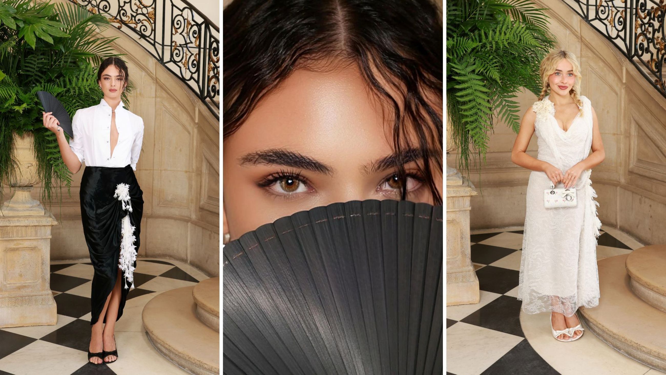 Da sinistra a destra, Deva Cassel e Sabrina Carpenter - Credits: Getty Images; Immagini tratte dal profilo Instagram di Monica Bellucci