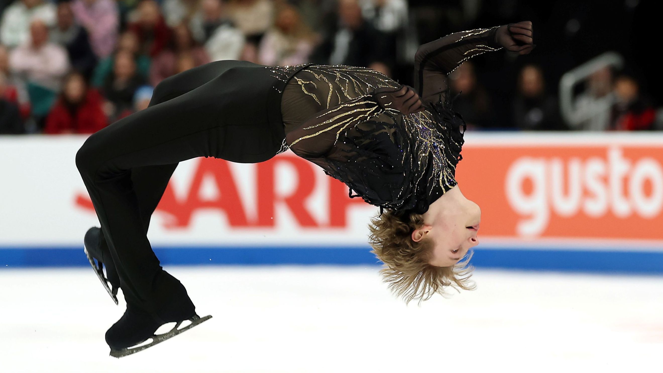 Ilia Malinin esegue un backflip durante la gara del programma libero maschile ai Campionati statunitensi di pattinaggio di figura 2026, all’Enterprise Center, il 10 gennaio 2026, a St. Louis, Missouri - Credits: Getty Images