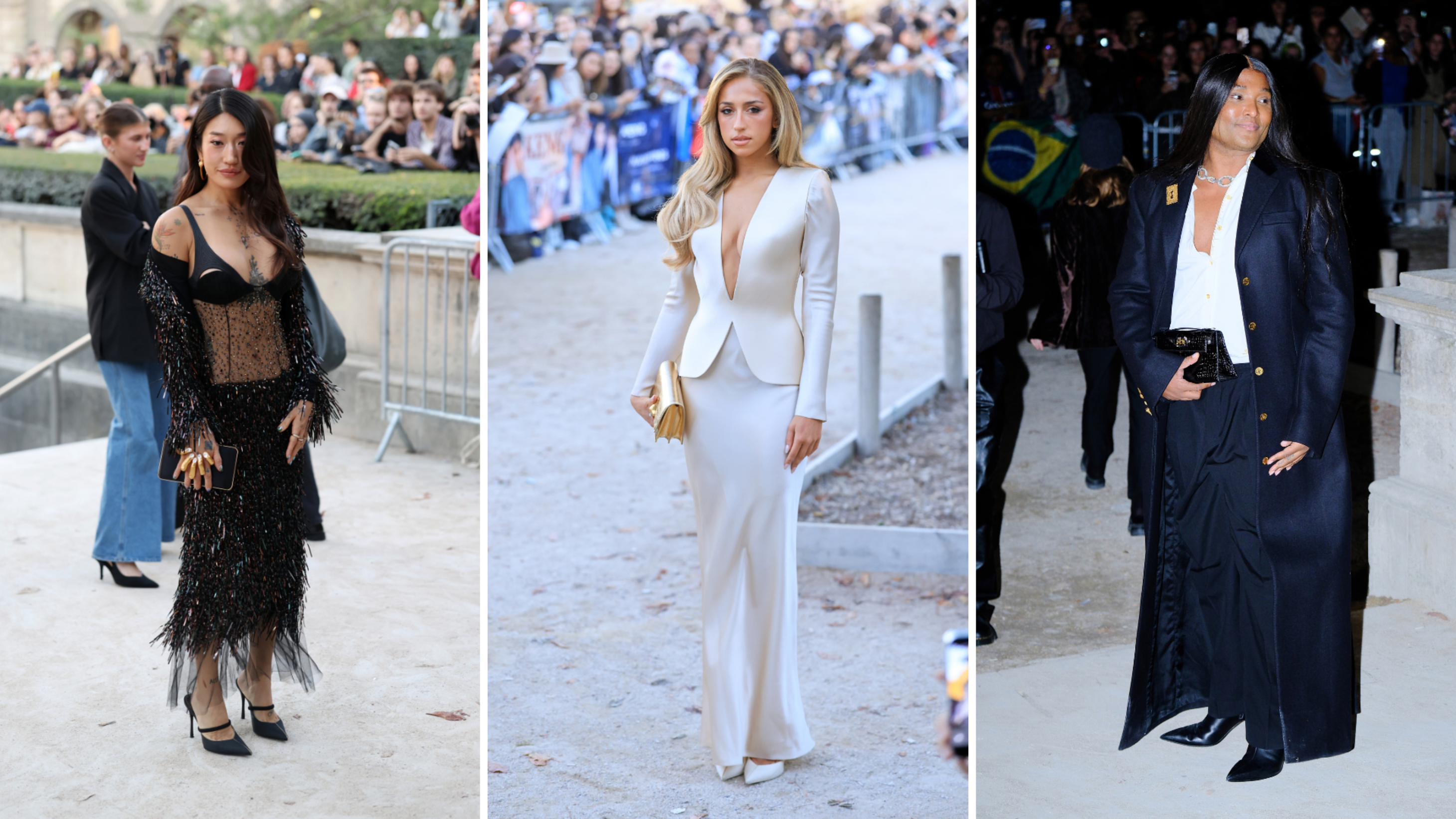 Dida: Peggy Gou, Tate McRae e Law Roach alla sfilata di Schiaparelli a Parigi - Crediti: Getty Images
